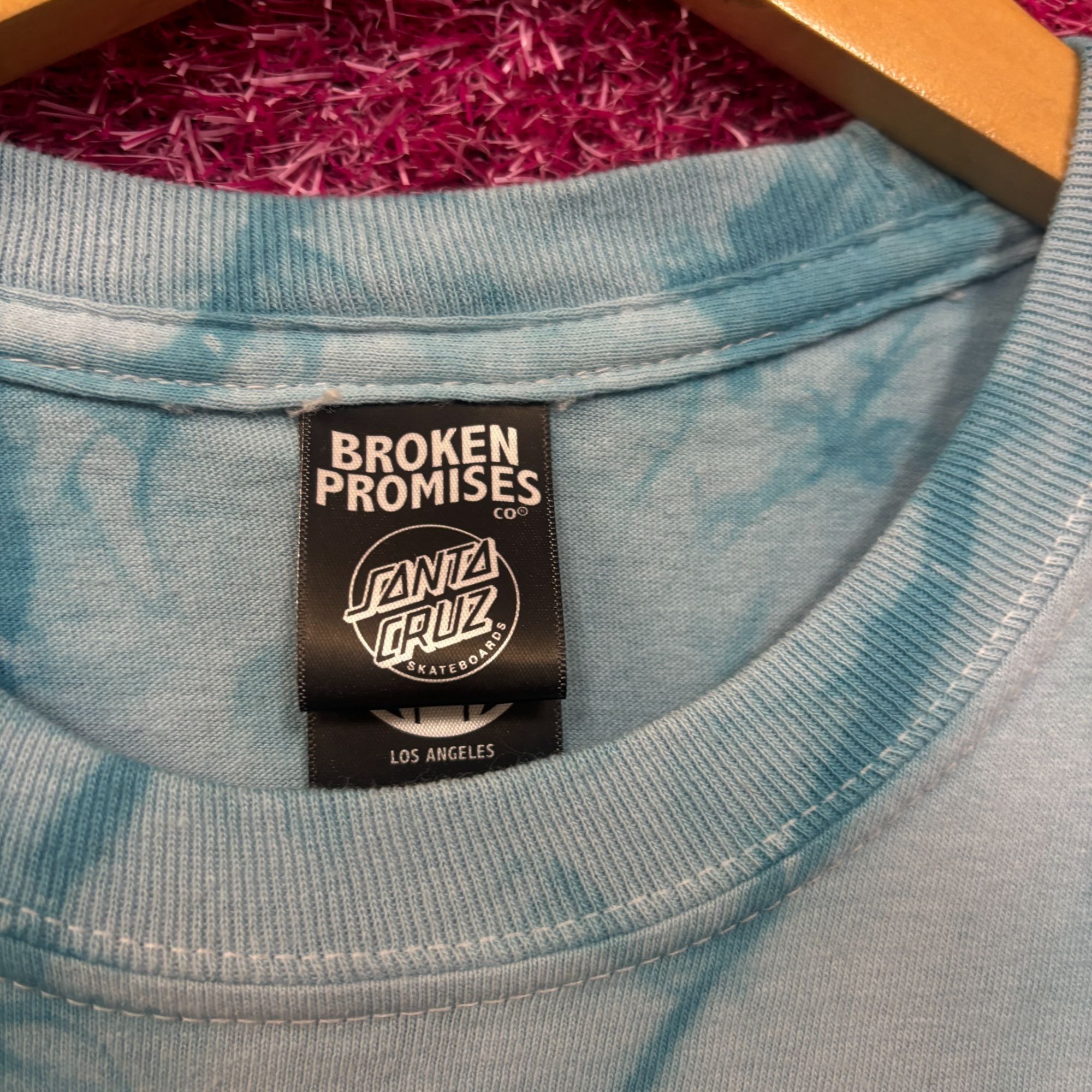 Band Tees Broken Promises x Santa Cruz tiedye collab tshirt size mediu Size US M / EU 48-50 / 2 - 6 Thumbnail