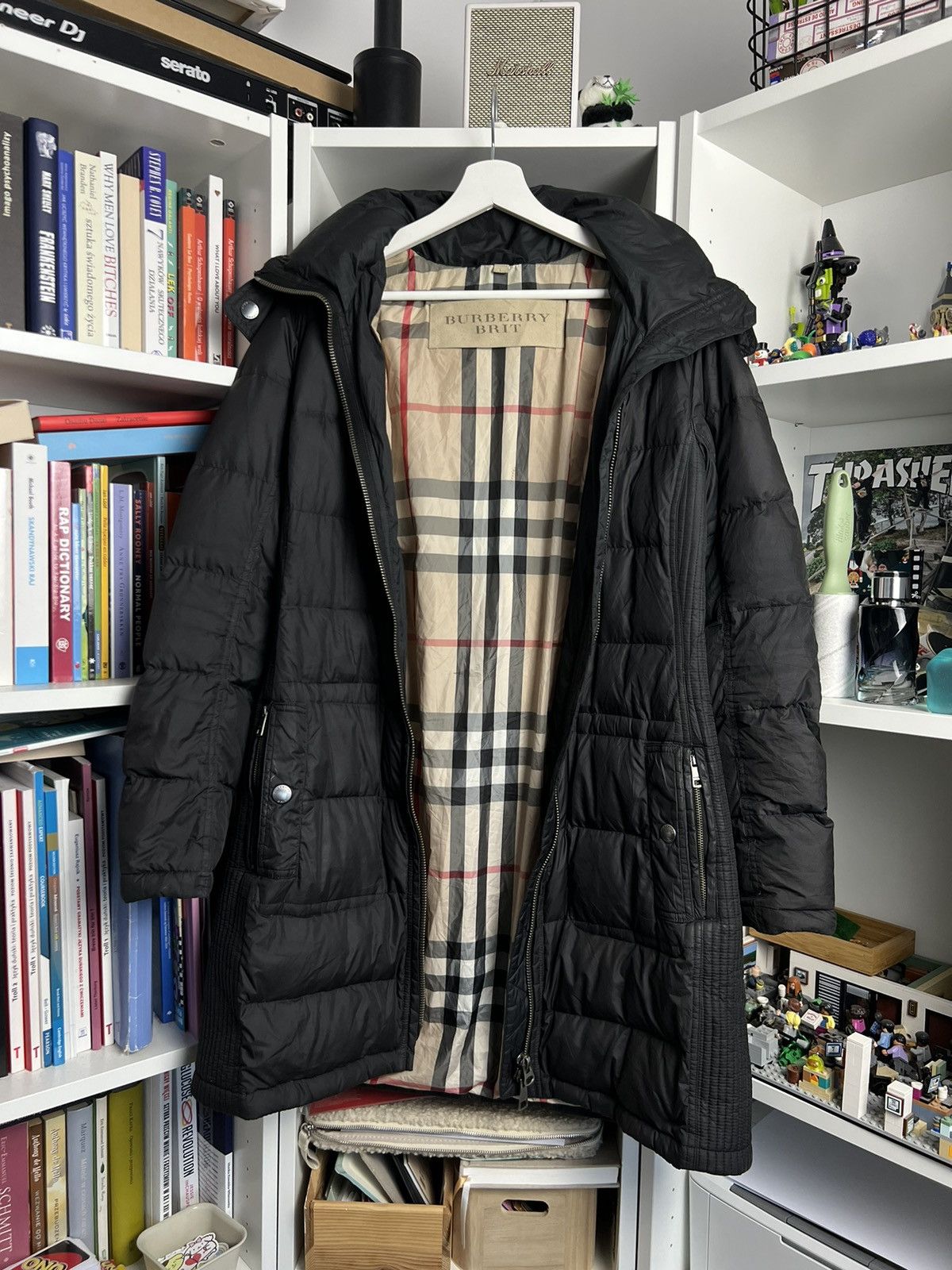 Burberry × Designer Burberry Nova Check puffer parka jacket L designer old money Size L / US 10 / IT 46 - 1 Thumbnail