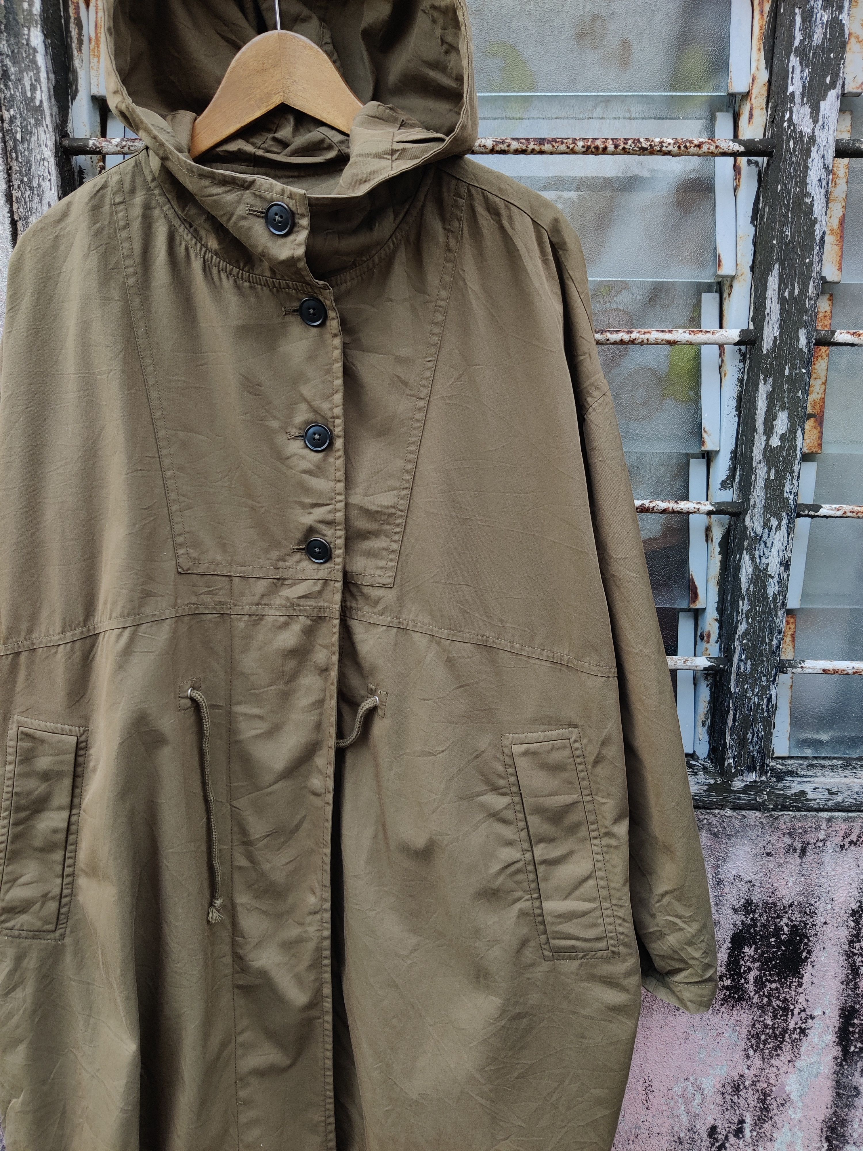 Ciaopanic Vintage KBF Military Green Hooded Long Parka Jacket Size US XL / EU 56 / 4 - 3 Thumbnail