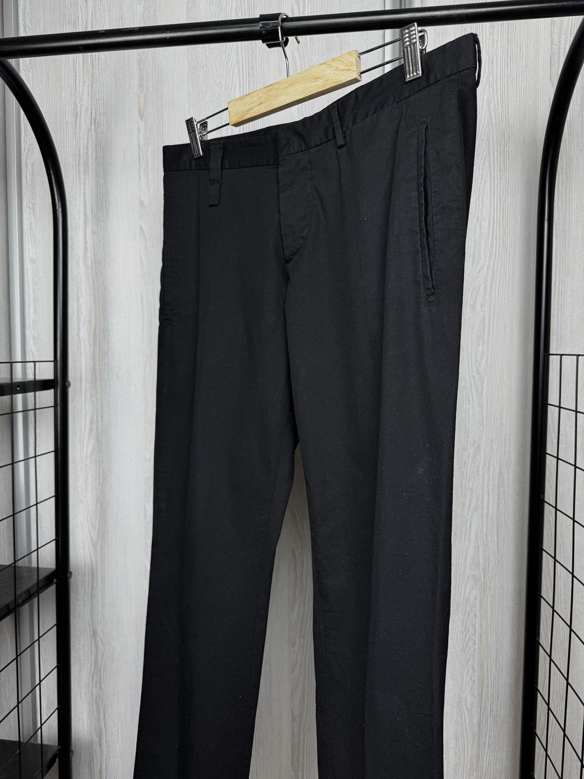 Prada Prada black cotton made in italy 3 pocket chino pants Size US 32 / EU 48 - 4 Thumbnail