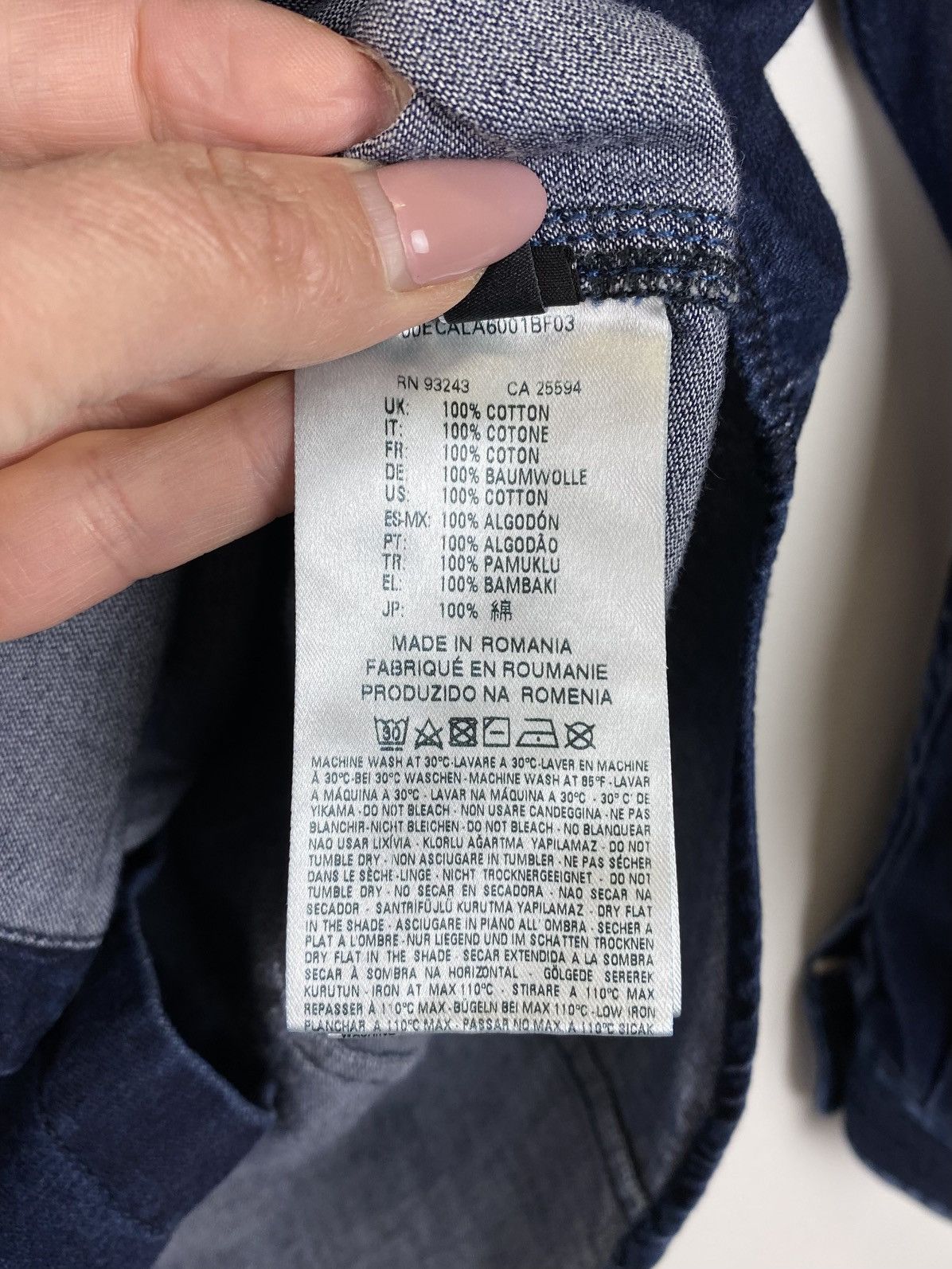 Diesel Diesel Denim Buttons Up Shirt Top Embroidered Stars Blue Size US S / EU 44-46 / 1 - 7 Thumbnail
