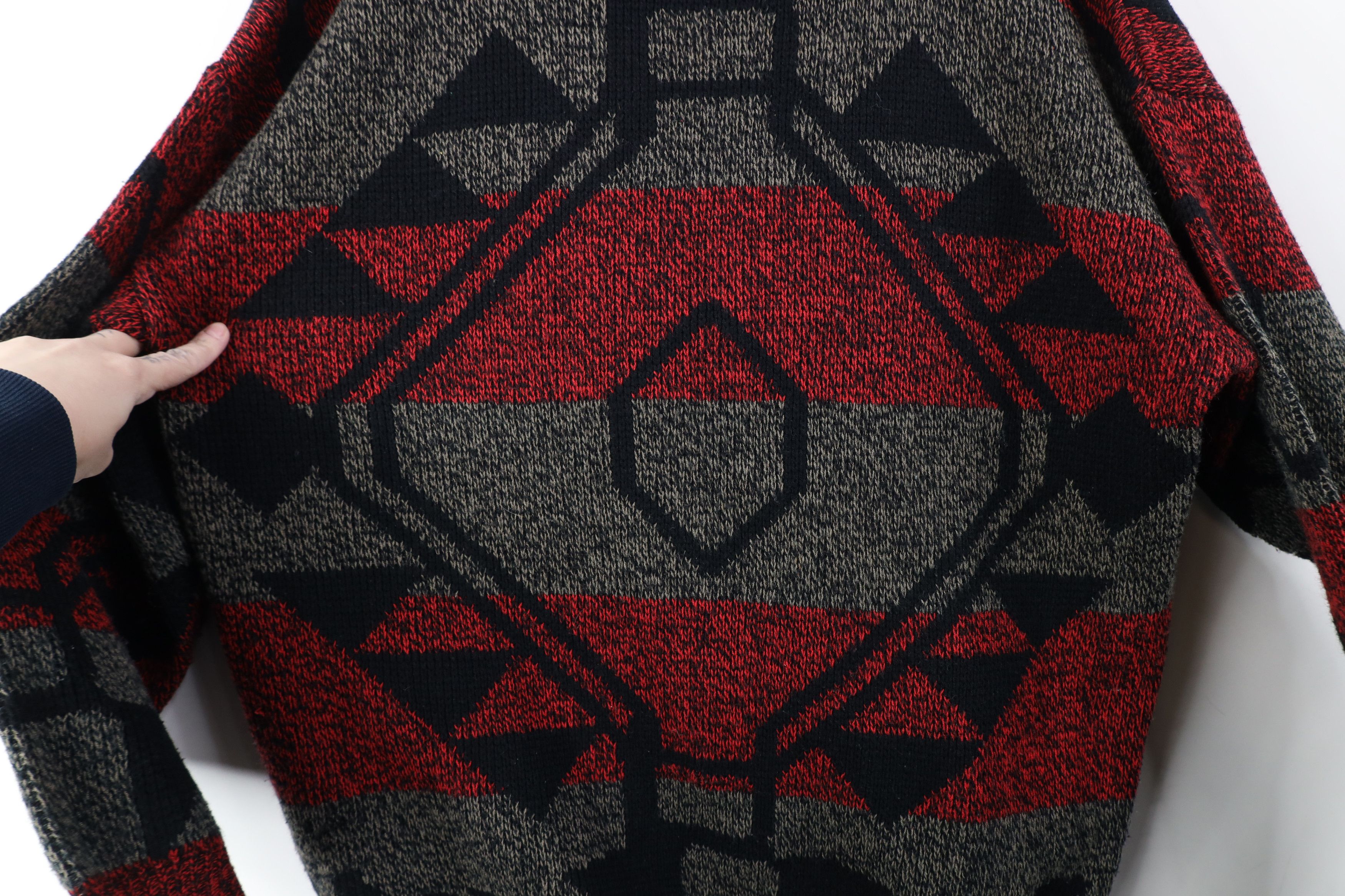 Vintage Vintage 90s Coogi Style Fair Isle Geometric Knit Sweater Size US S / EU 44-46 / 1 - 7 Thumbnail