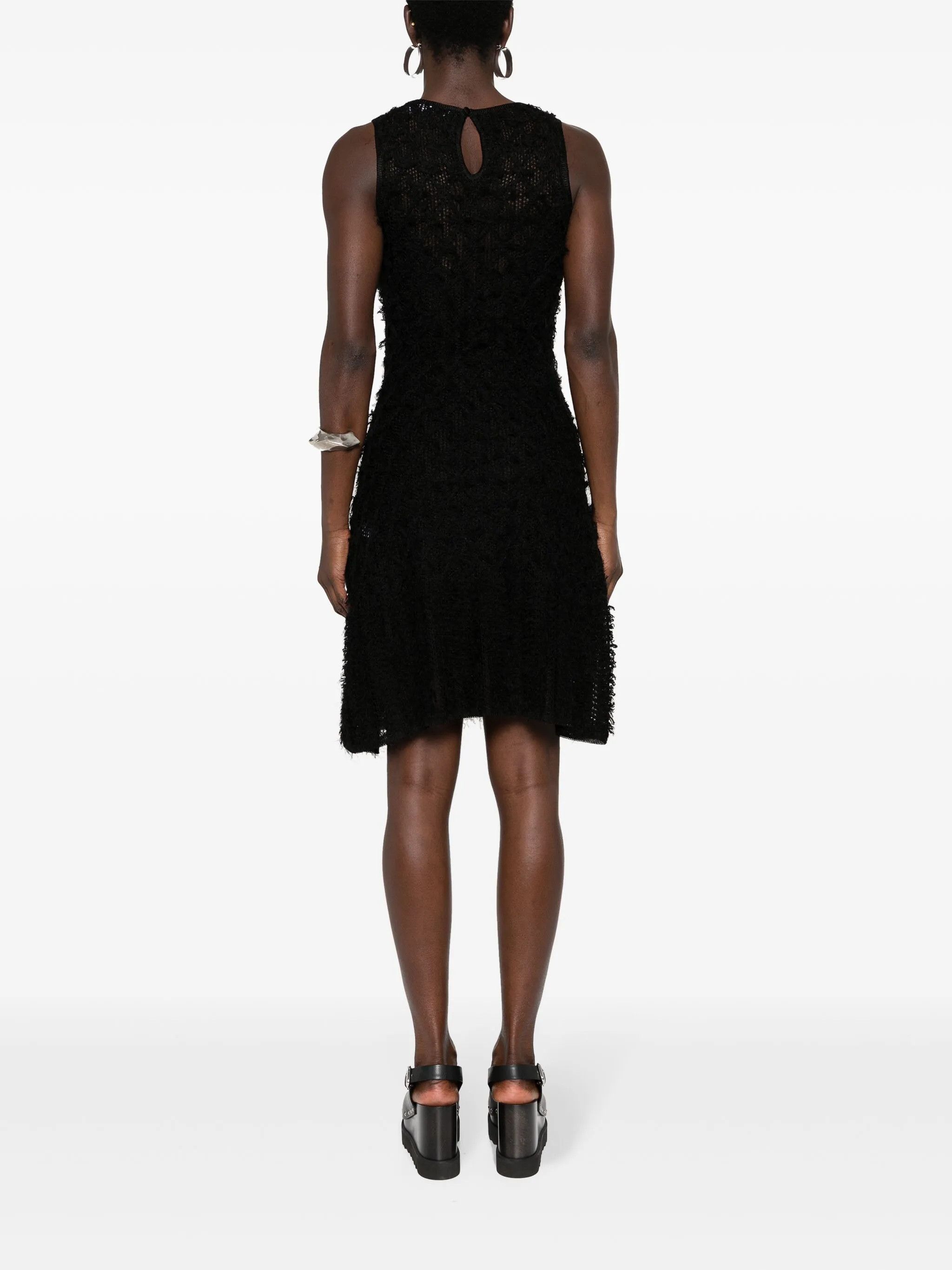 Chloe o1y0825 Mini Dress in Black Size XS / US 0-2 / IT 36-38 - 4 Thumbnail