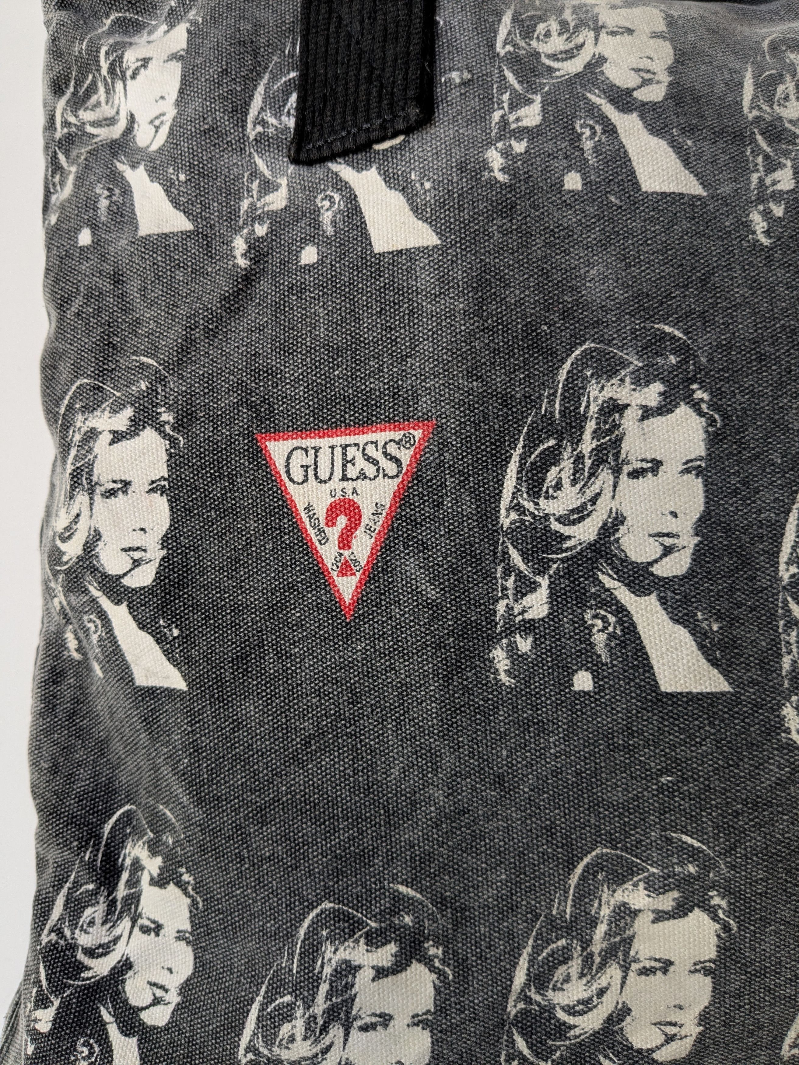 Guess Vintage GUESS x Claudia Schiffer denim tote bag Size ONE SIZE - 3 Thumbnail