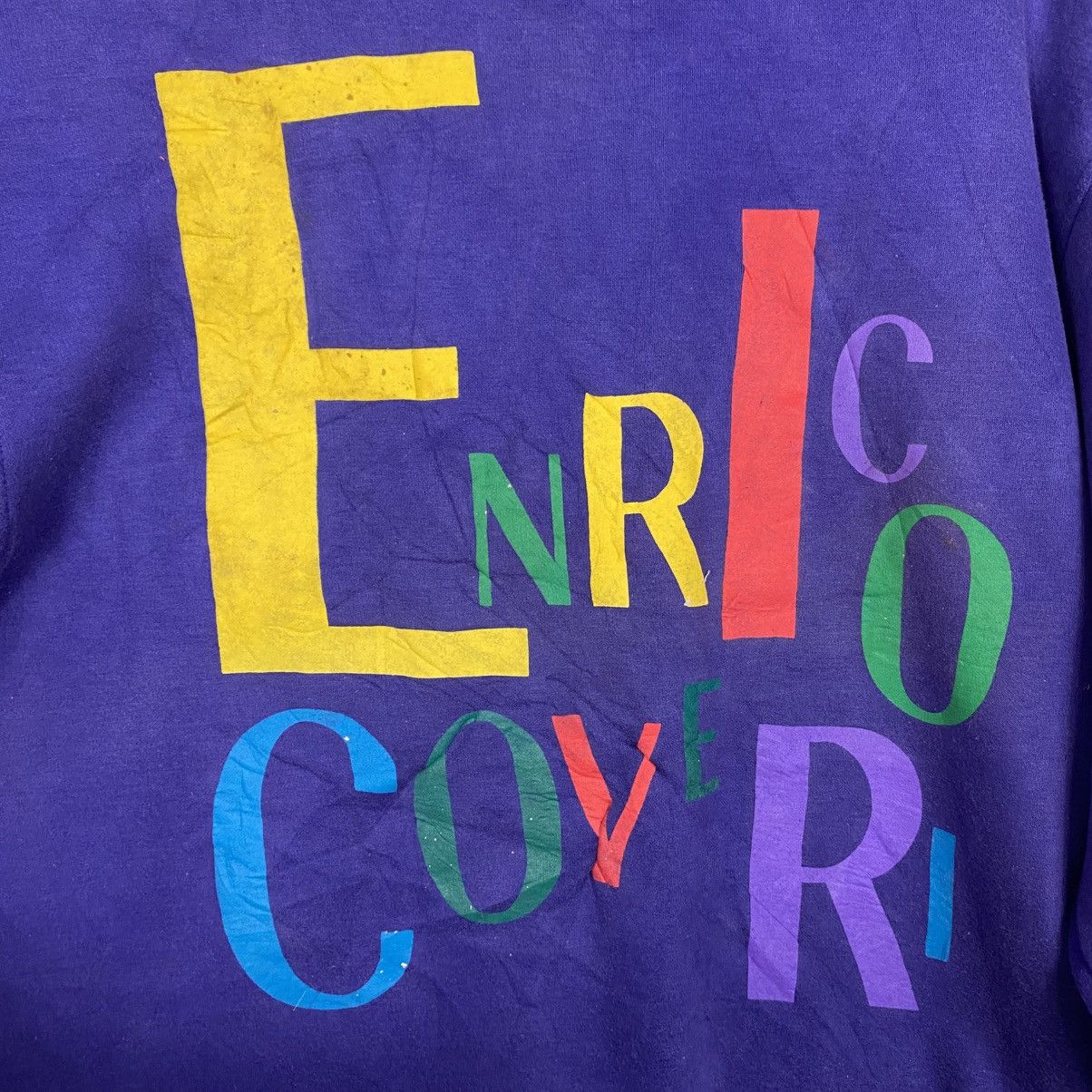 Enrico Coveri 📌Vintage Sweatshirt Crewneck Enrico Coveri Embroidery Size US L / EU 52-54 / 3 - 13 Thumbnail