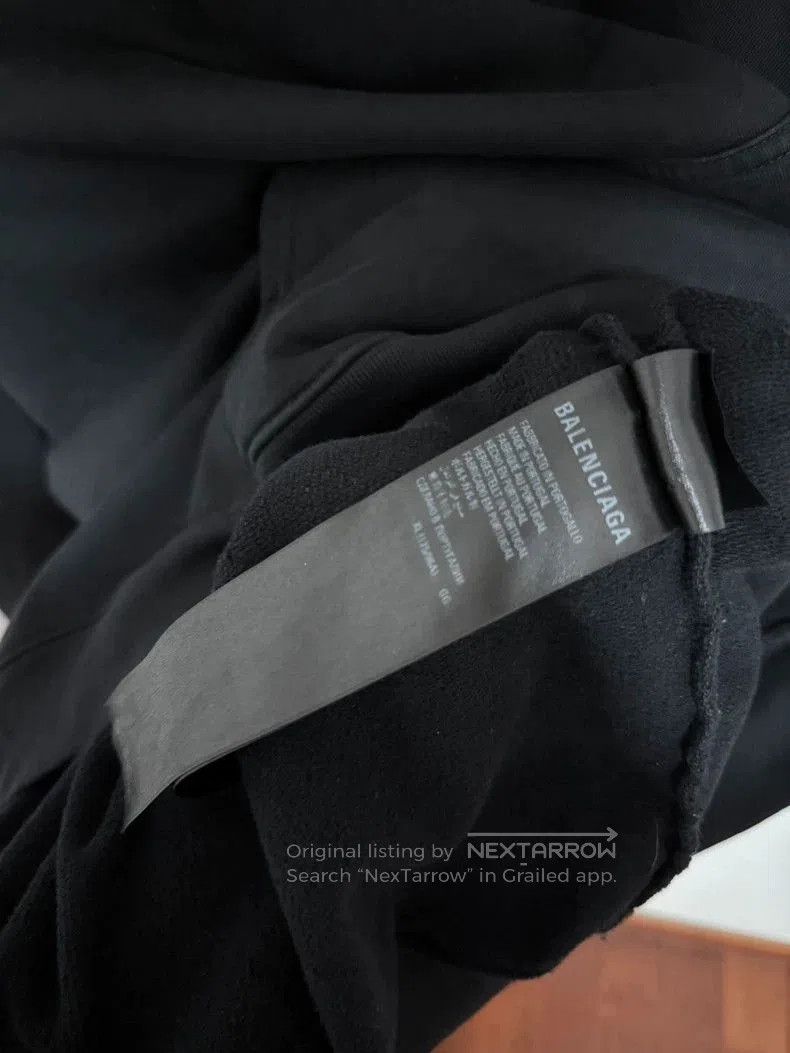 Balenciaga Balenciaga Double Figure Logo Print Hoodie. Size US XL / EU 56 / 4 - 4 Thumbnail