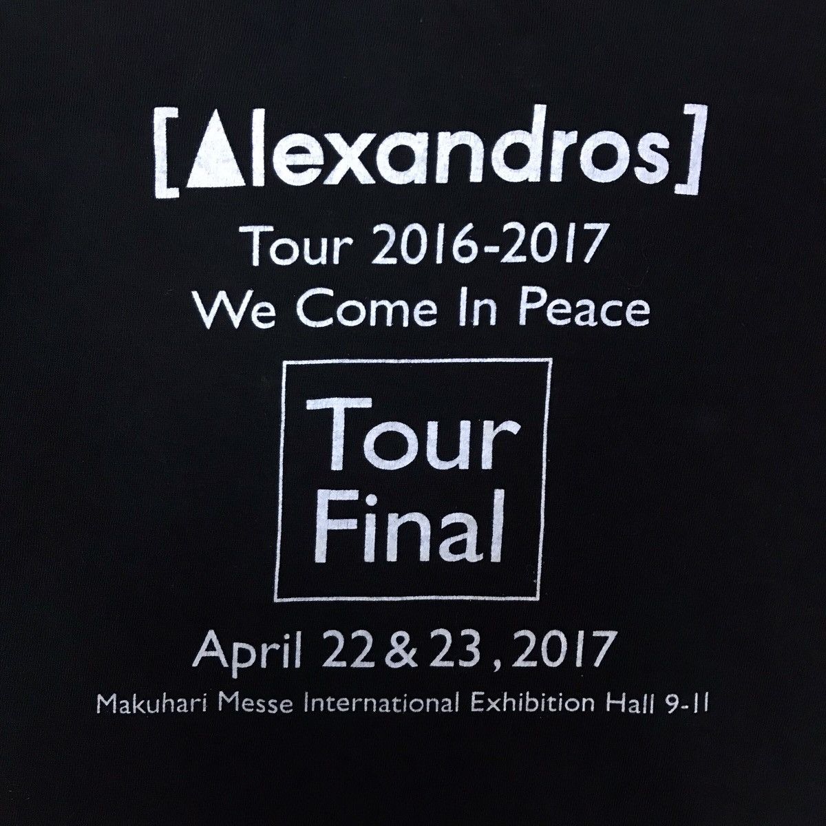 Japanese Brand Japanese Rock Band Alexandros RX-Records Tee Shirt Size US M / EU 48-50 / 2 - 9 Thumbnail