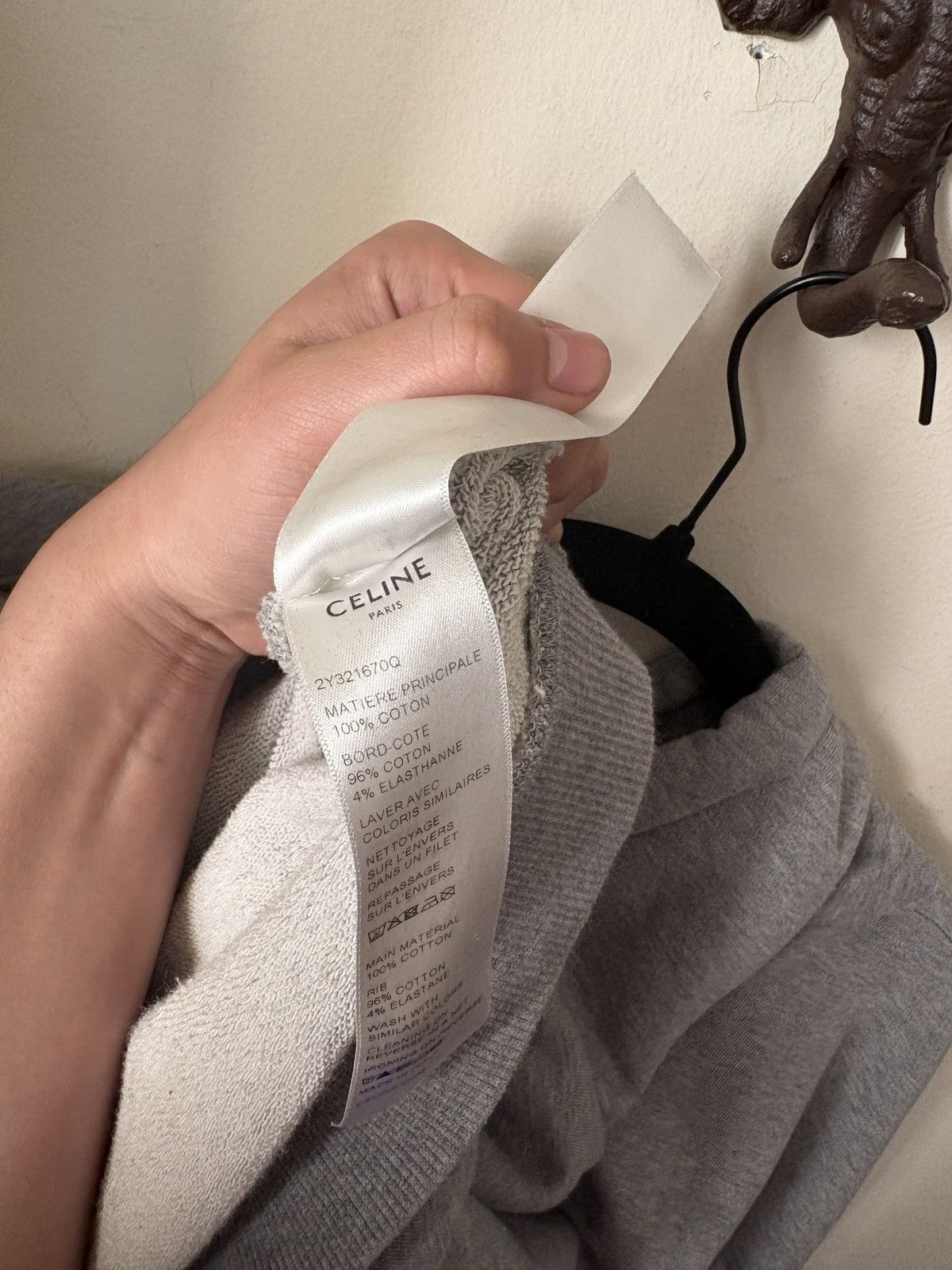 Celine Celine Letter Print Hoodie Size US XL / EU 56 / 4 - 6 Thumbnail