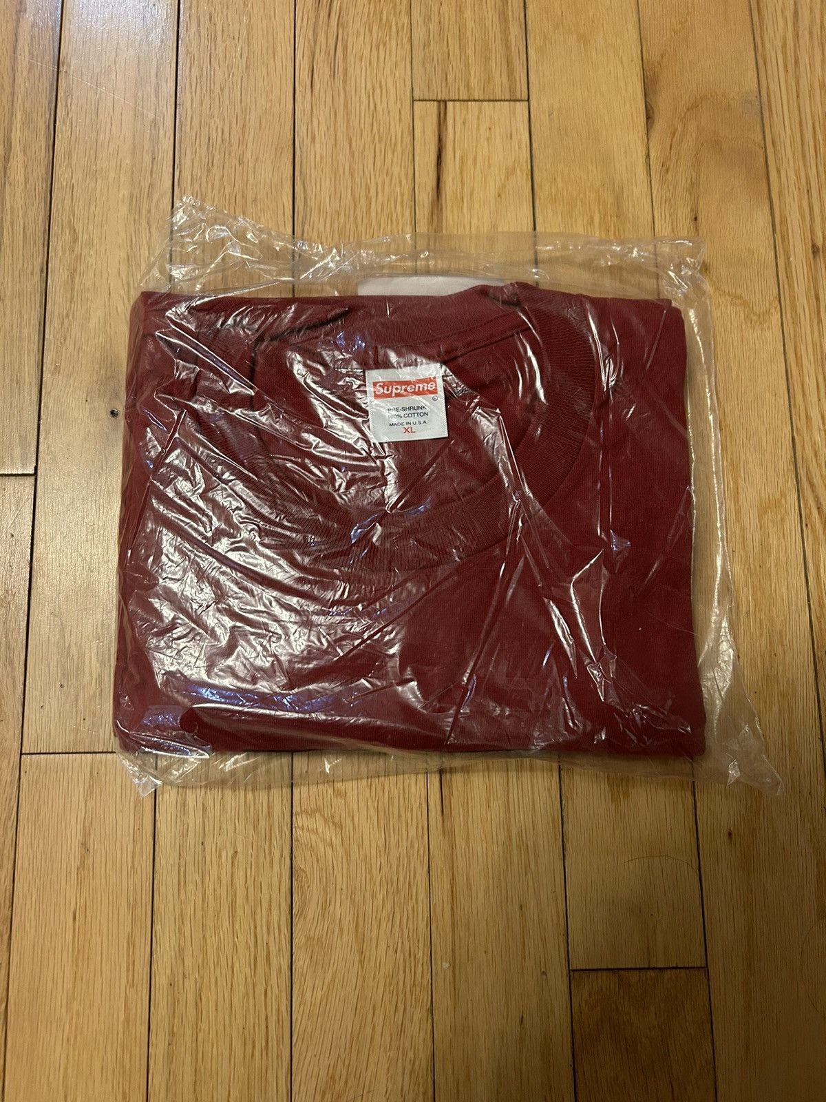 Supreme Supreme American Psycho Tee Cardinal Size US XL / EU 56 / 4 - 2 Thumbnail