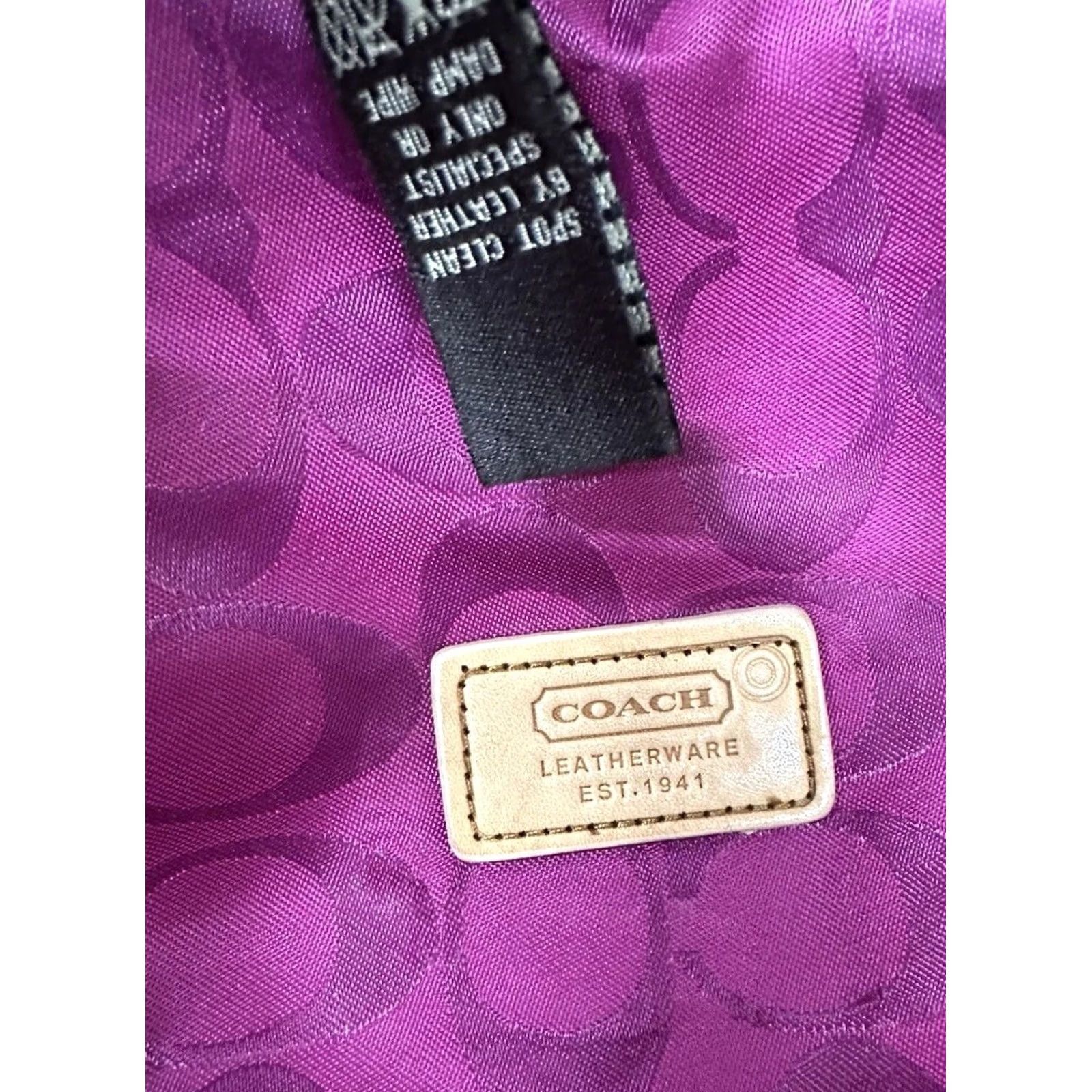 Coach VINTAGE Coach Hat Womens S Pink VTG Y2K Bright Bucket Wool Blend Leather Trim Women Size ONE SIZE - 6 Thumbnail