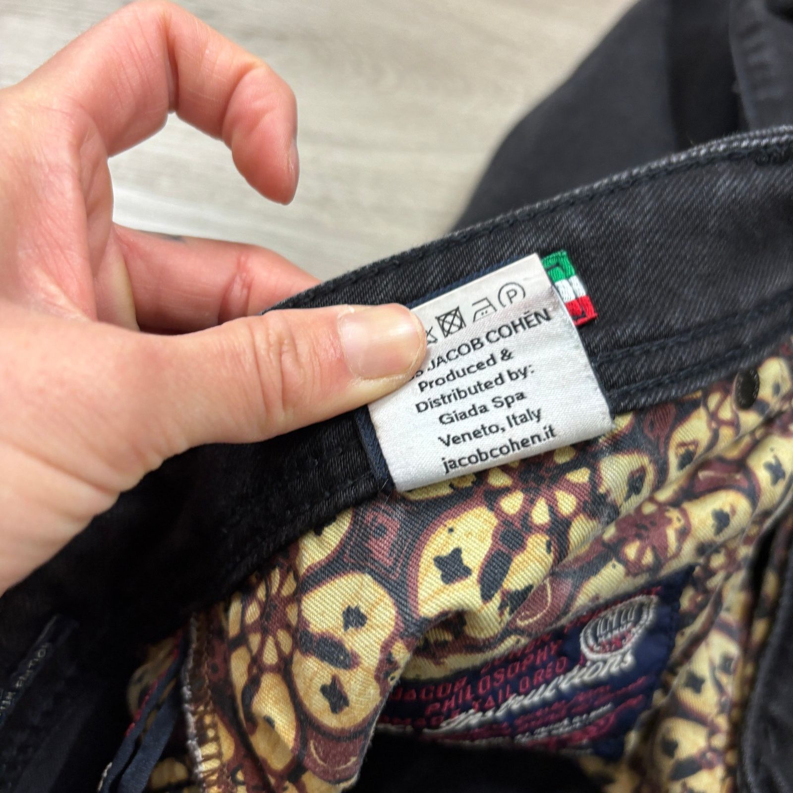 Jacob Cohen Jacob Cohen J620 Handmade Tailored Black Jeans Men's 36x31 Size US 36 / EU 52 - 15 Thumbnail