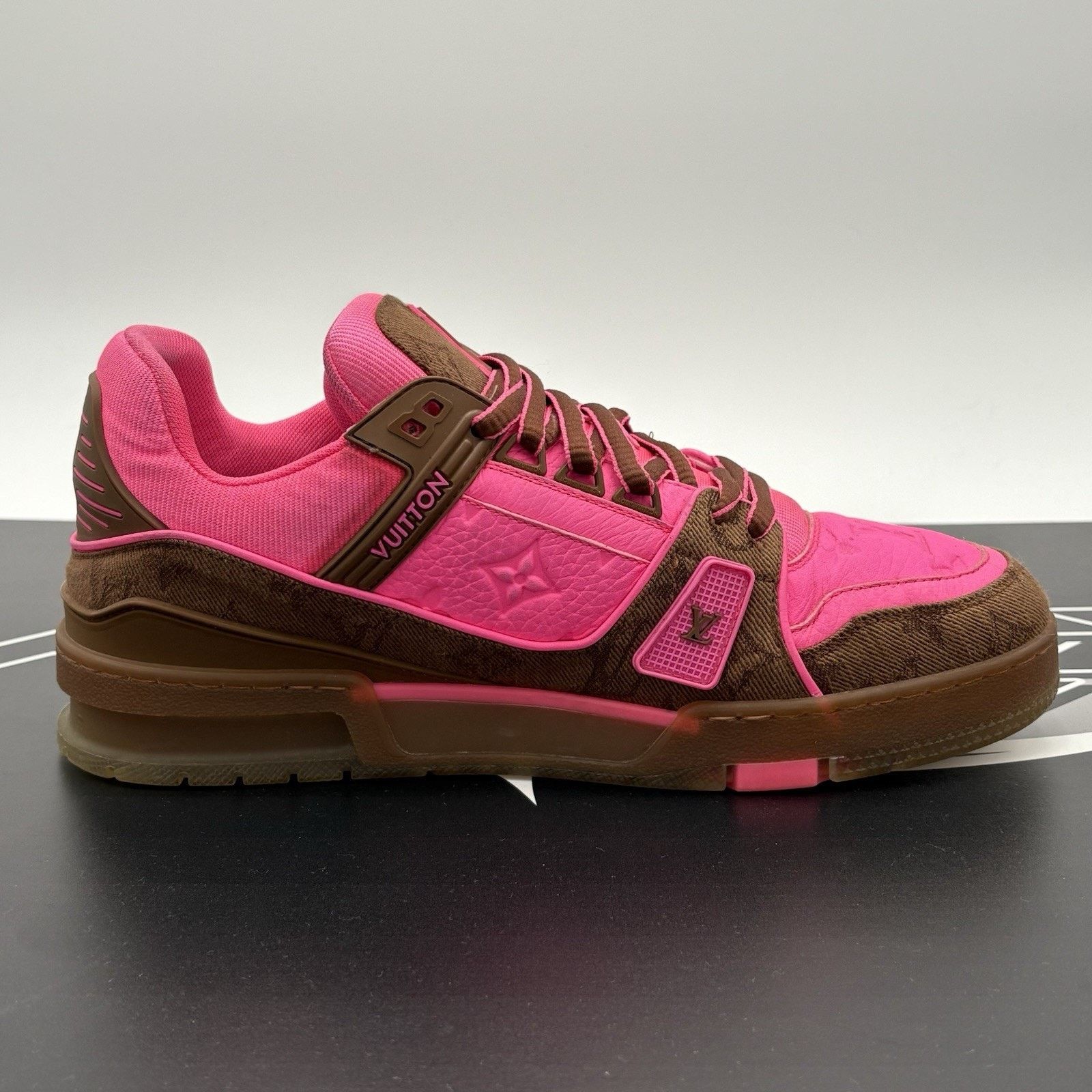 Louis Vuitton Louis Vuitton Trainer ' Pink Brown ' | GREAT CONDITION! Size US 9.5 / EU 42-43 - 10 Thumbnail