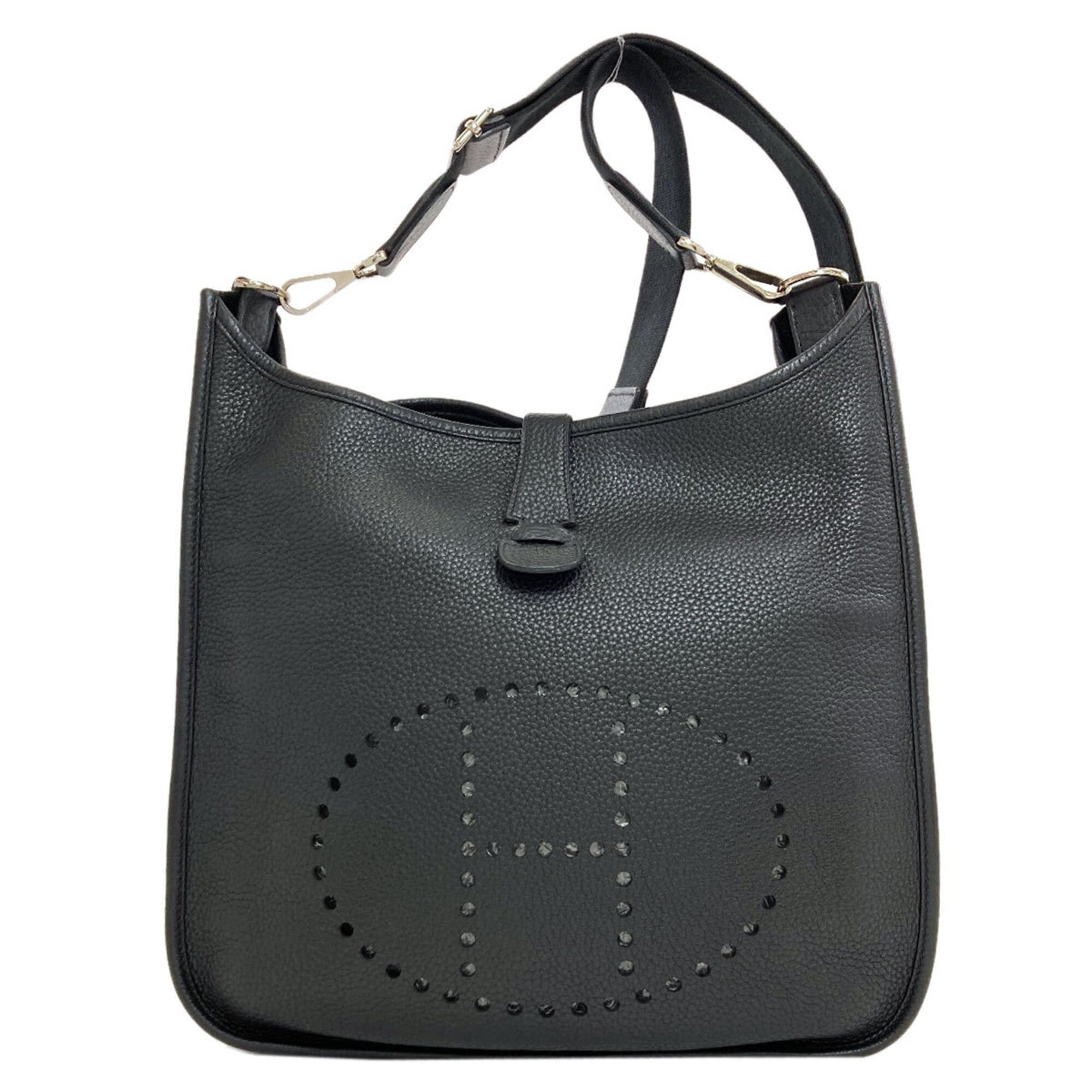 Hermes Hermes Evelyne 3 GM Shoulder Bag with Silver Hardware, Taurillon Leather, Women's Size ONE SIZE - 1 Thumbnail