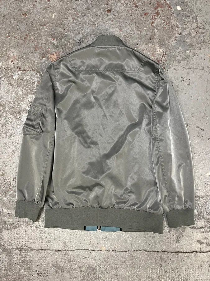 Acne Studios × Vintage Acne Studios Nylon Pale Green Bomber Jacket Size US S / EU 44-46 / 1 - 7 Thumbnail