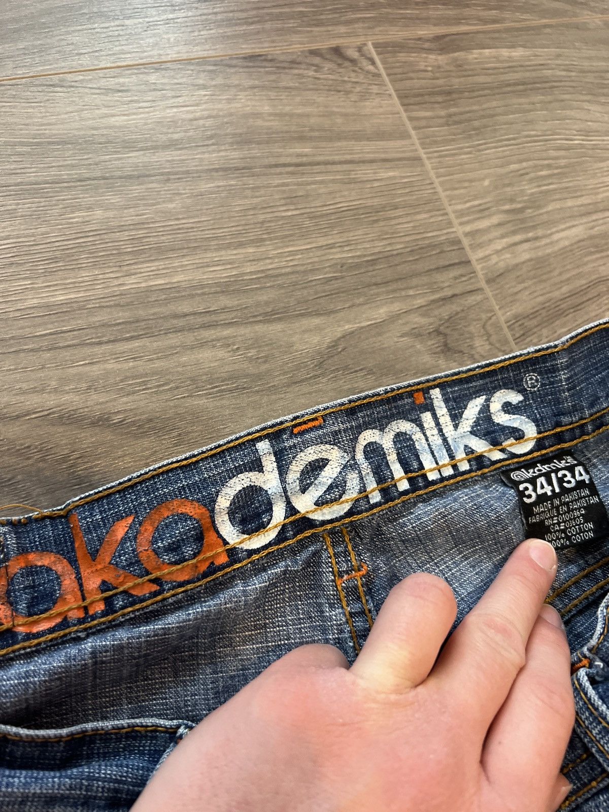Akademiks × Vintage Crazy Y2K Akademiks Baggy Jeans Skate 34x34 Size US 34 / EU 50 - 12 Thumbnail