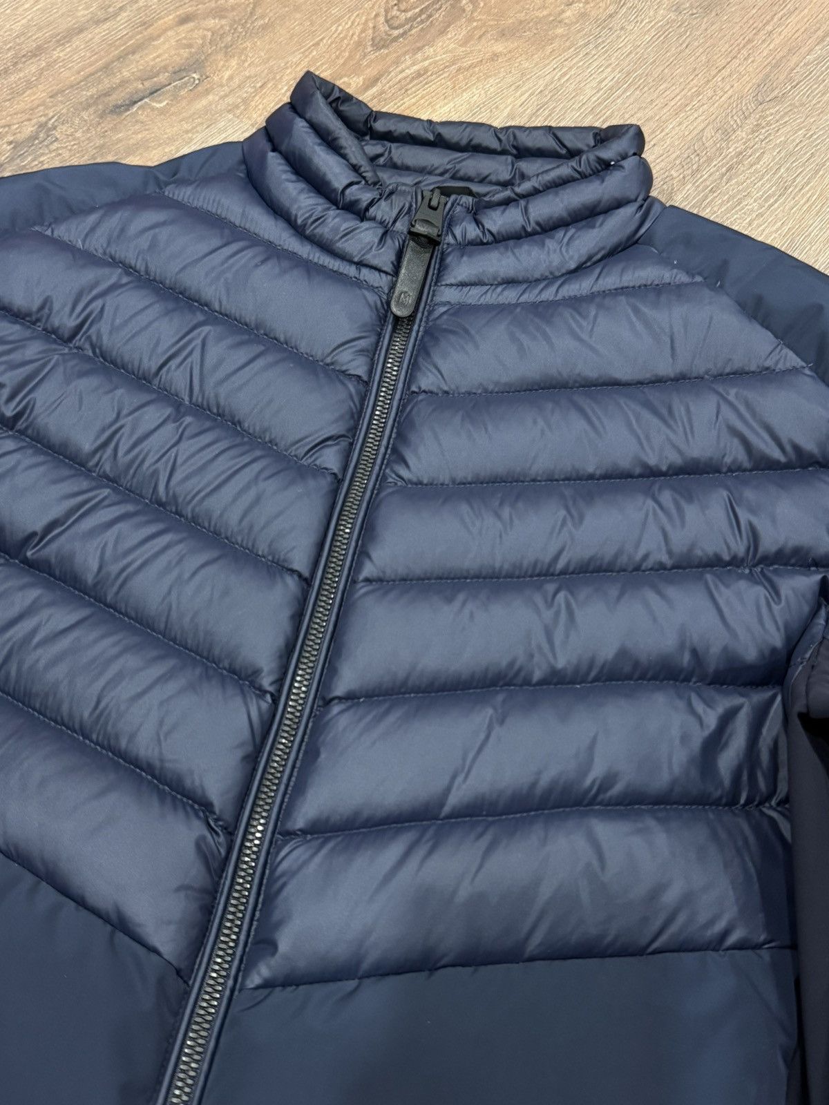 Mackage Mackage Navy Hybrid Down Jacket Lightweight Quilted Puffer Size US S / EU 44-46 / 1 - 8 Thumbnail