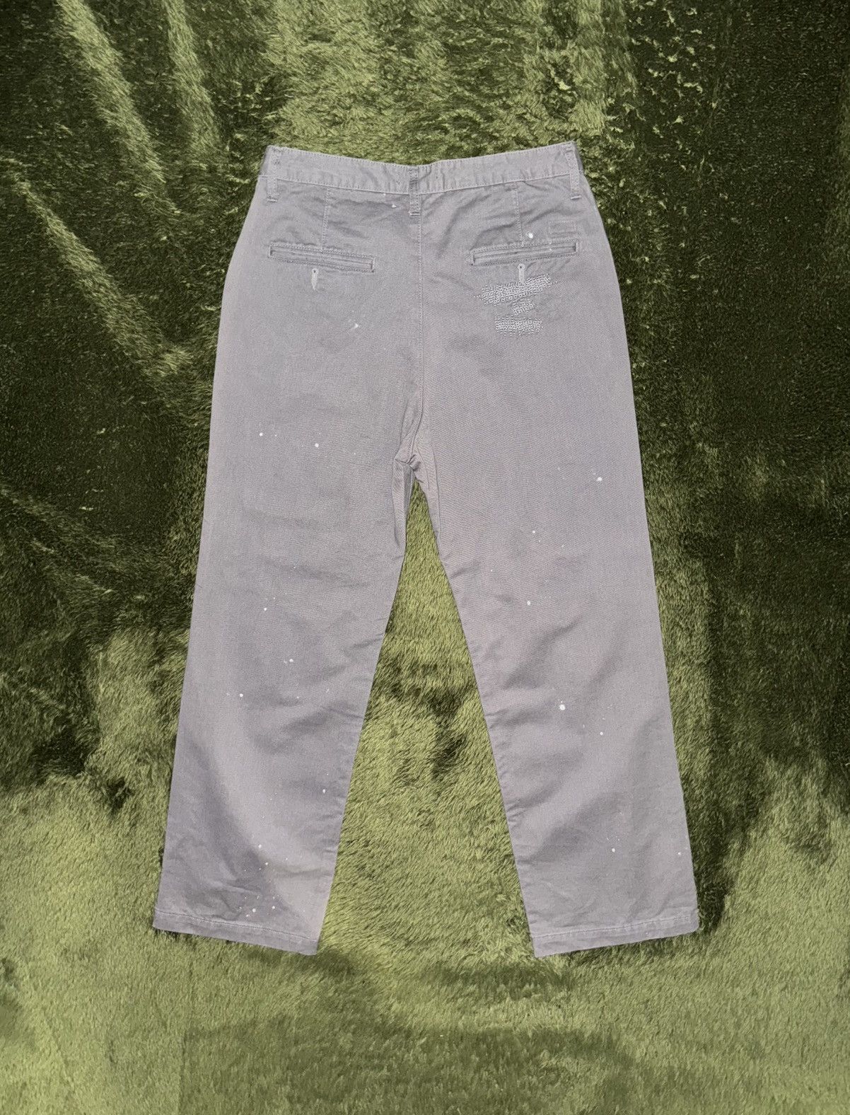 Japanese Brand Mahagrid (korean brand) Repair Detail Washed Chino Pants Size US 32 / EU 48 - 7 Thumbnail