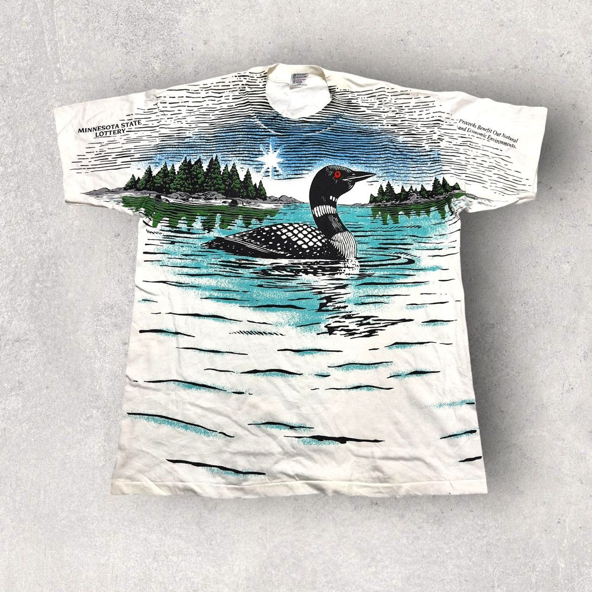 Anvil × Vintage Vintage duck tee Size US L / EU 52-54 / 3 - 1 Thumbnail
