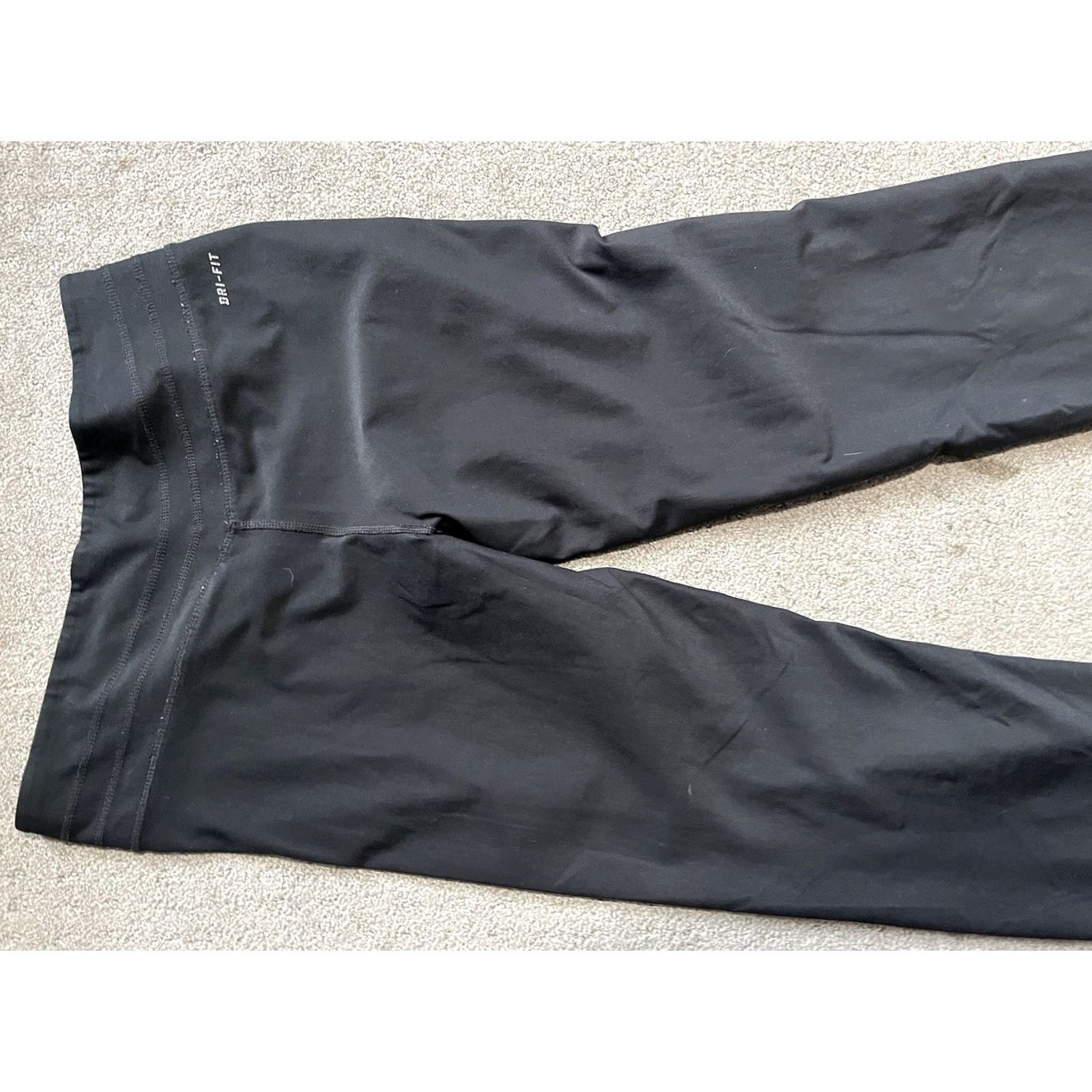 Nike Nike Dri-FIT Womens Track Pants Black Small 339516-010 Athletic Sportswear Pants Mens Womens Girls Size 28" / US 6 / IT 42 - 4 Thumbnail