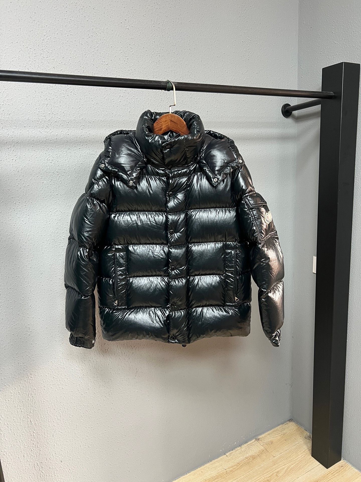Moncler Moncler 70th Anniversary Black Down Jacket Size US S / EU 44-46 / 1 - 1 Thumbnail