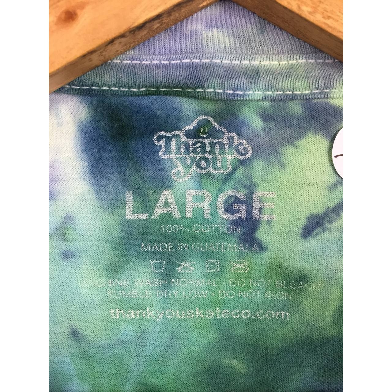 Other Thank You Skateboards Embroidered Logo Tie Dye Tee Size US L / EU 52-54 / 3 - 8 Thumbnail