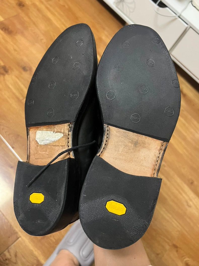Thom Browne Thom Browne Black stitched laced leather shoes Size US 7 / EU 40 - 2 Thumbnail