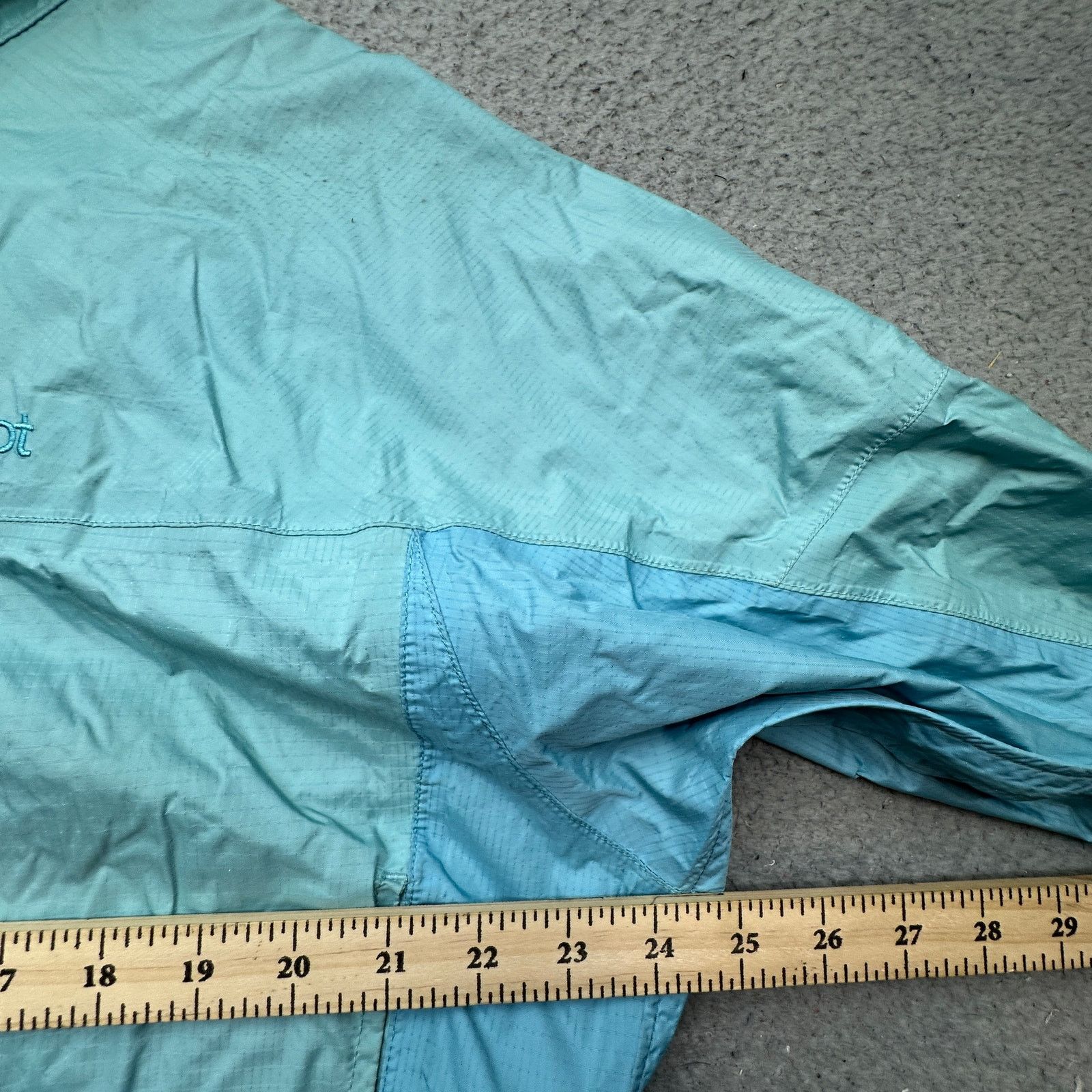 Marmot Marmot Windbreaker Jacket Womens XL Blue Ripstop FLAWS Size XL / US 12-14 / IT 48-50 - 7 Thumbnail