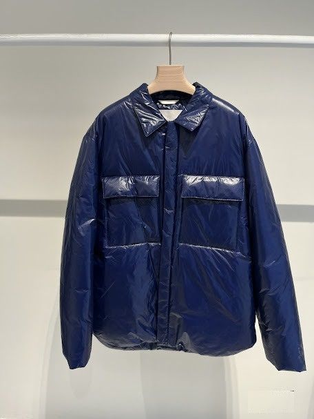 image of Jil Sander O1Loc1C0124 Jacket In Blue, Men's (Size Small)