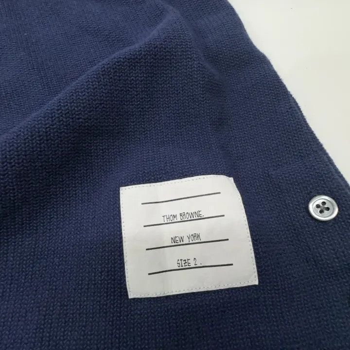 Thom Browne Thom Browne Navy Striped Short Sleeve T-Shirt -2507 Size US M / EU 48-50 / 2 - 4 Thumbnail