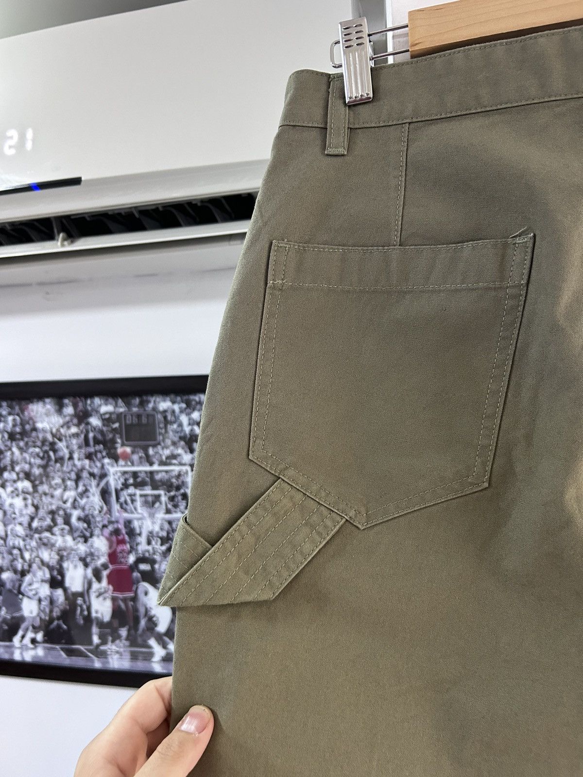 Helmut Lang Helmut Lang Khaki Carpenter pants Size US 31 - 3 Thumbnail