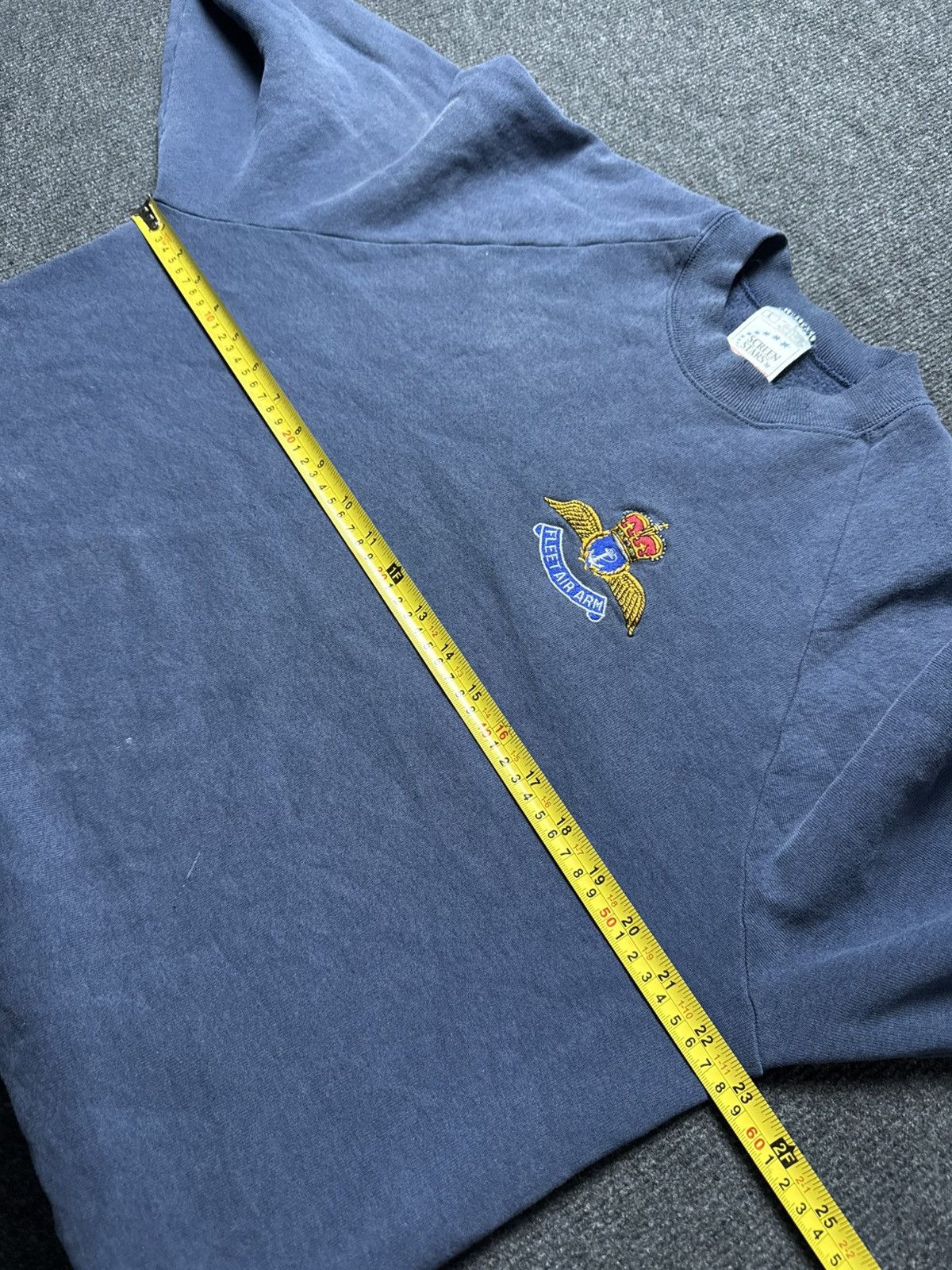 Vintage 90s 🦅🌊 Rare Vintage Fleet Air Arm Embroidered Sweatshirt Size US L / EU 52-54 / 3 - 16 Thumbnail
