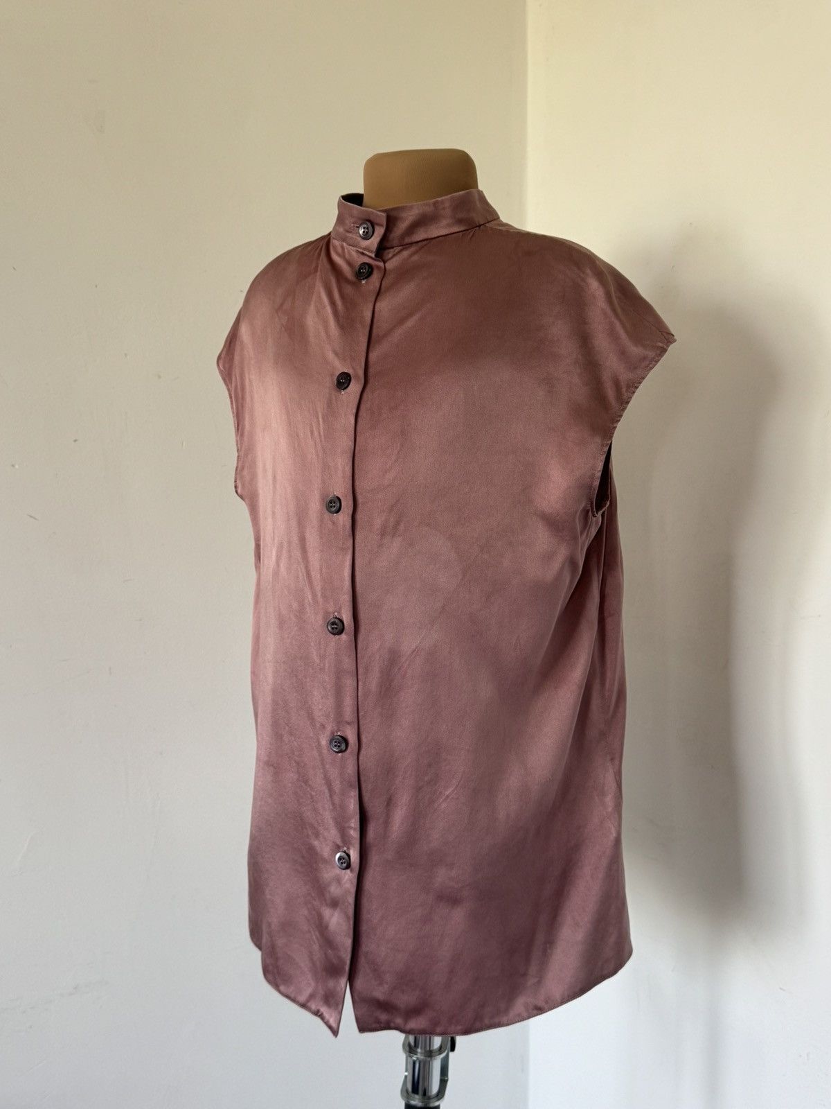 Prada Prada pink silk sleeveless blouse Size XS / US 0-2 / IT 36-38 - 3 Thumbnail