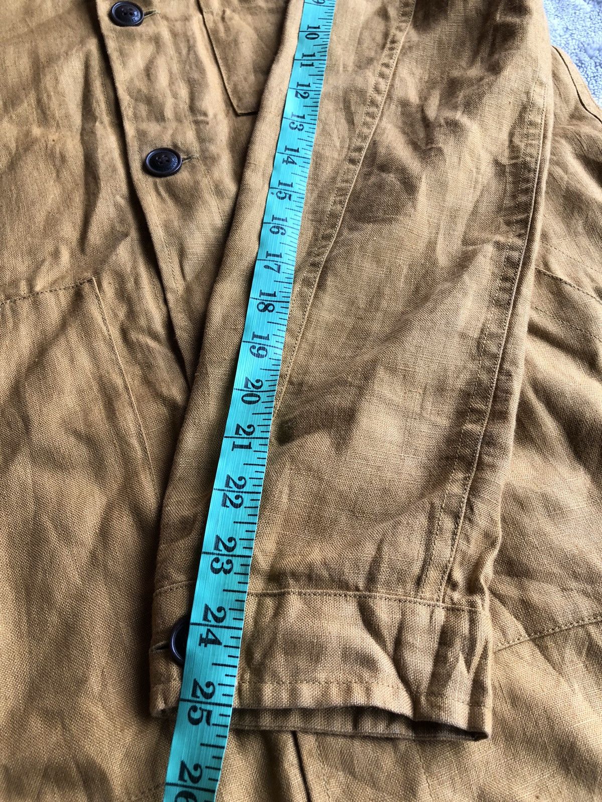 291295=Homme Vintage 291295 Homme Linen Jacket Size US M / EU 48-50 / 2 - 12 Thumbnail