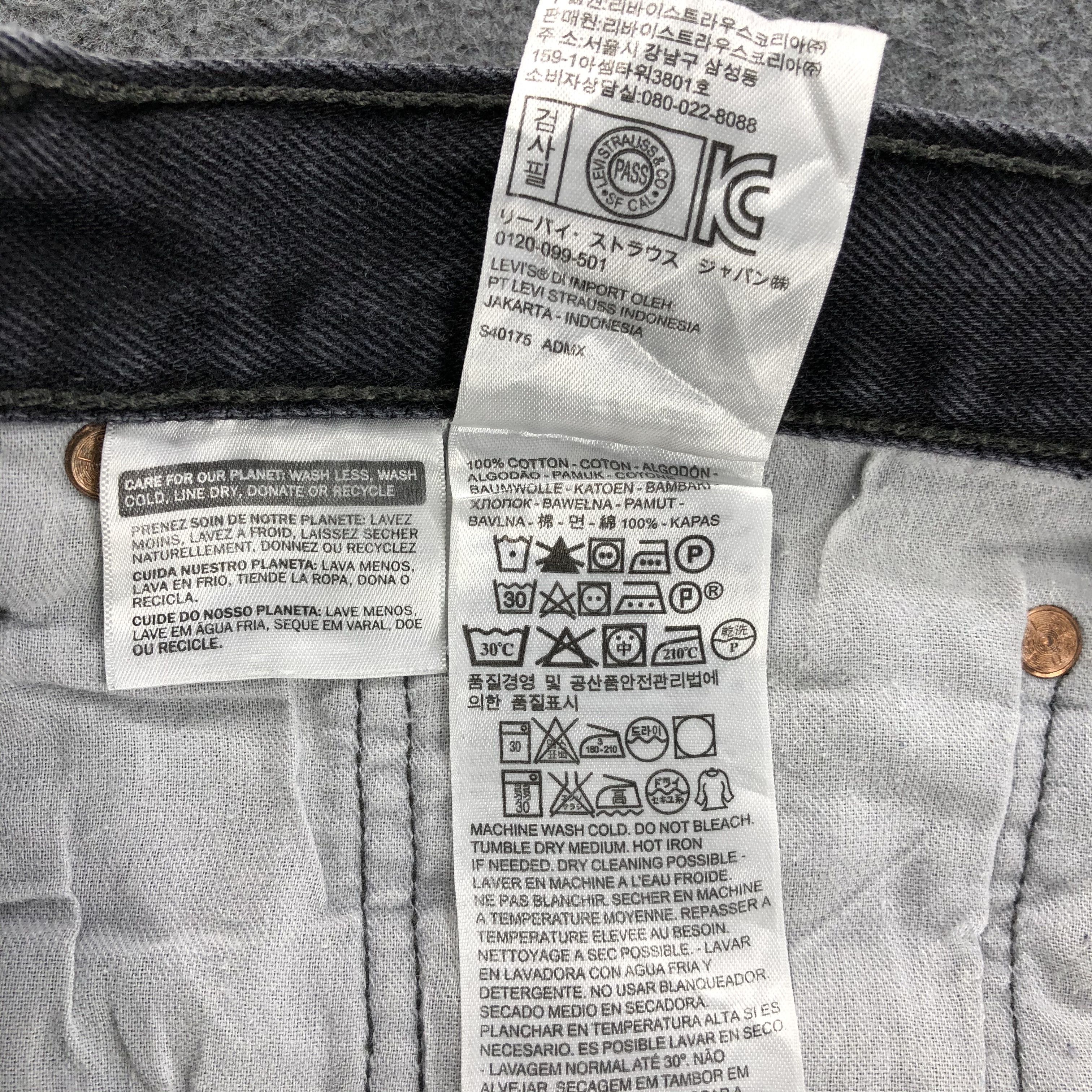 Levi's Vintage Distress Levis 501 Jeans-J1406 Size US 42 / EU 58 - 12 Thumbnail