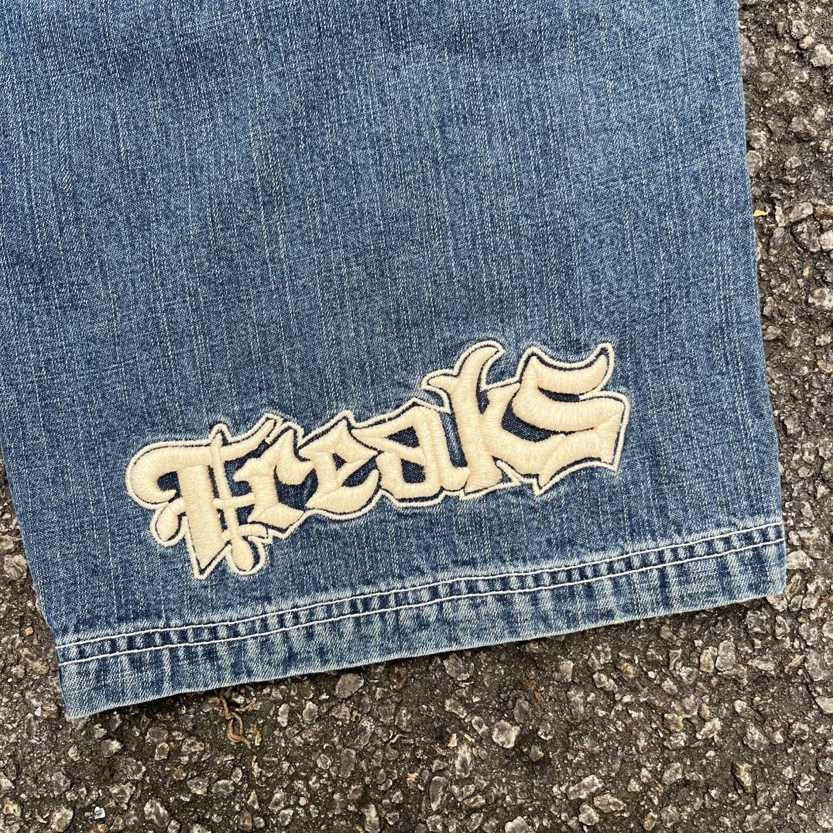 JNCO Y2K Freaks Jorts Baggy Jeans Big Pocket Skater Styled Shorts Size US 34 / EU 50 - 14 Thumbnail