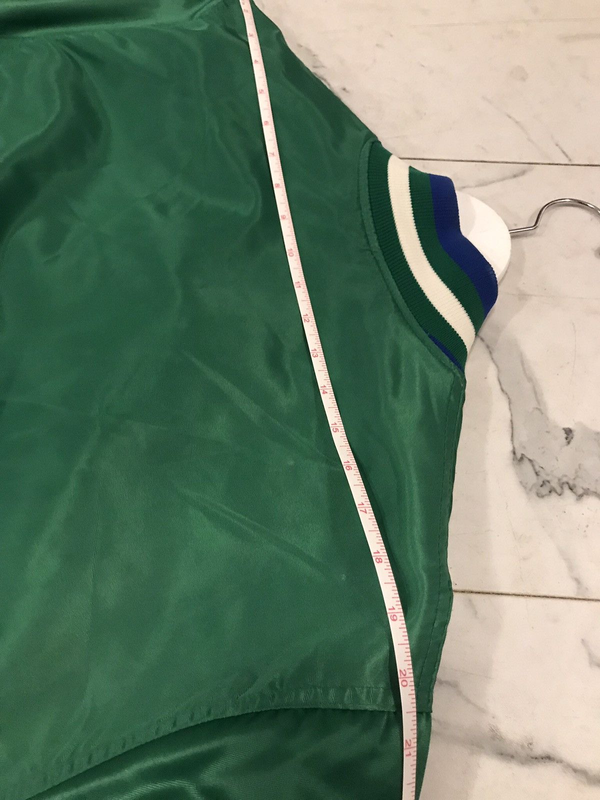 NHL × Starter × Vintage Rare Vintage 90s Hartford Whalers satin jacket Size US L / EU 52-54 / 3 - 9 Thumbnail