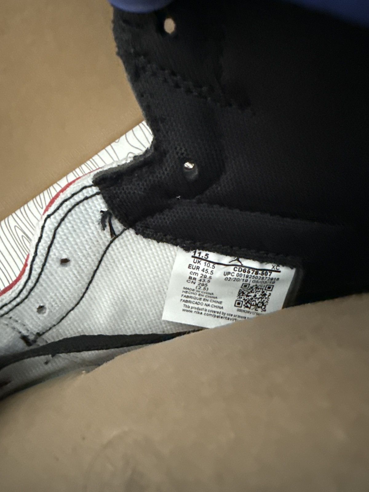 Jordan Brand Jordan 1 Size US 11.5 / EU 44-45 - 7 Thumbnail