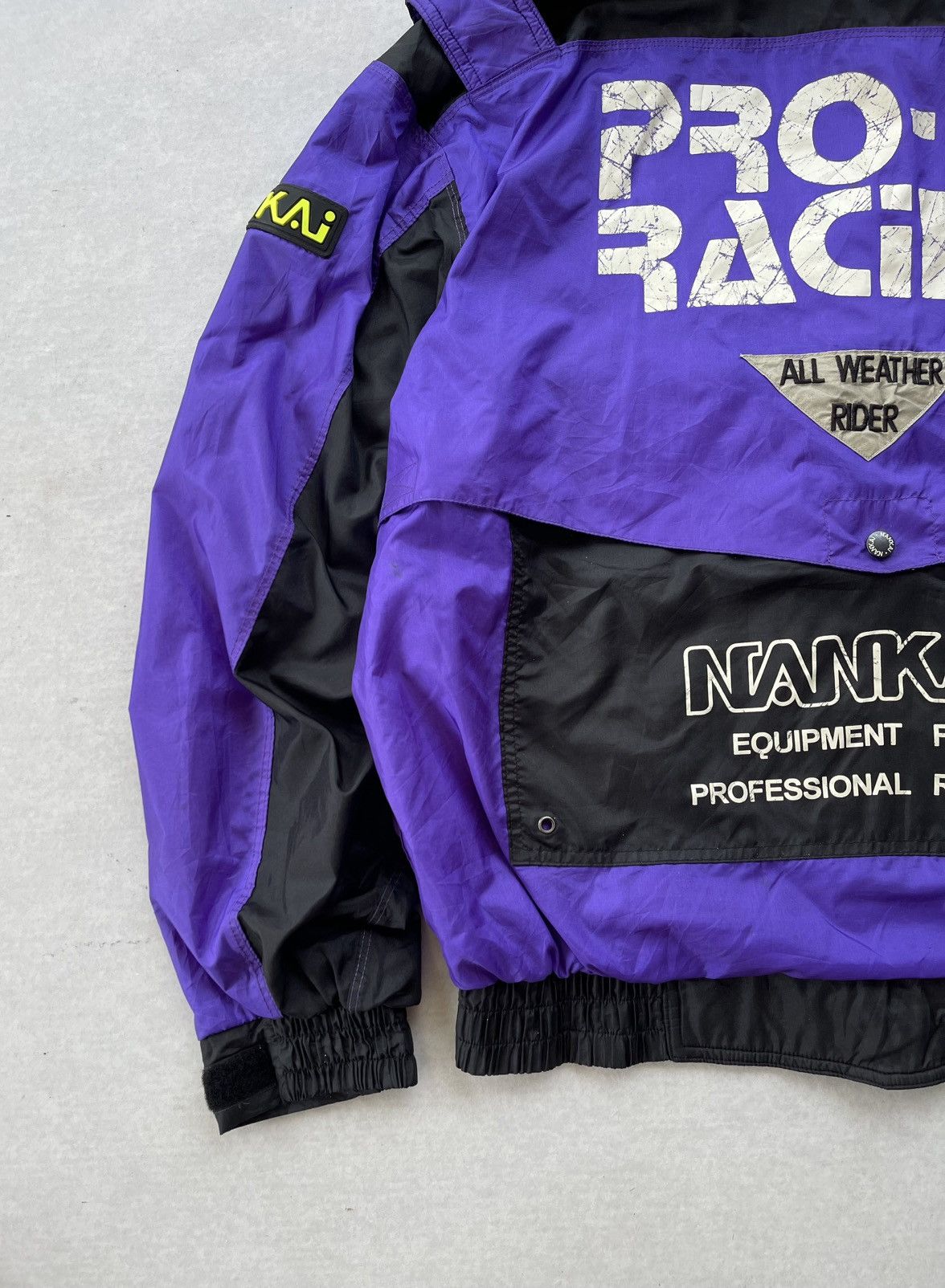 Sports Specialties 🔥VINTAGE NANKAI PRO RACING LOGO BOMBER JACKET Size US L / EU 52-54 / 3 - 9 Thumbnail