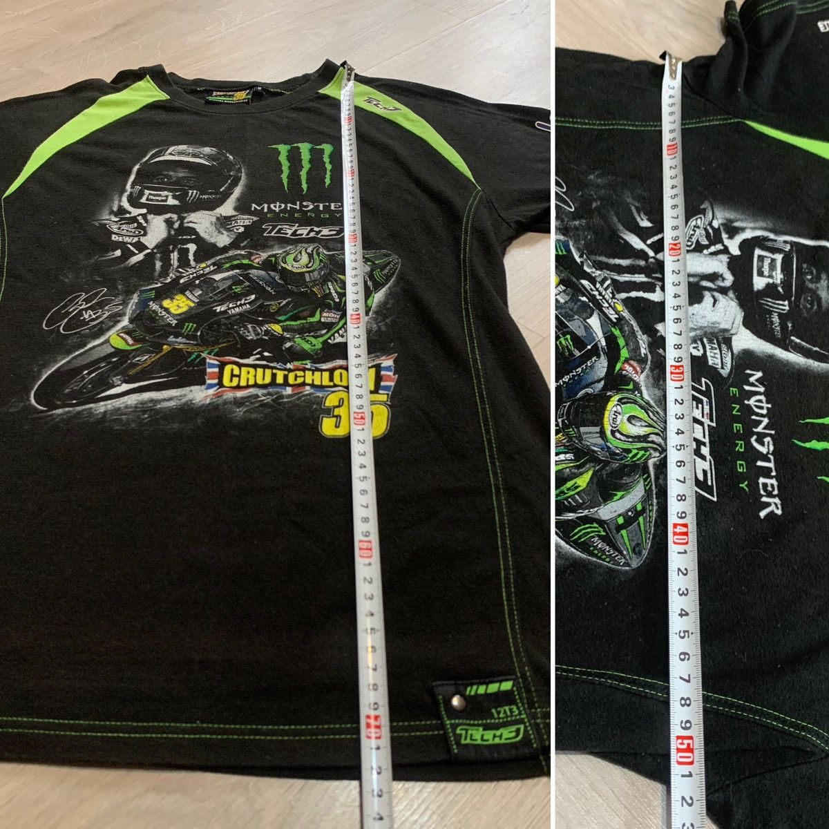 Yamaha Crutchlow 35 T Shirt Monster Energy Tech3 Racing Bike Size US M / EU 48-50 / 2 - 8 Thumbnail