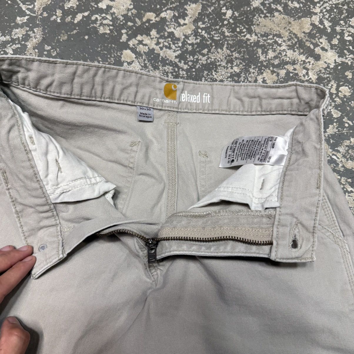 Carhartt Vintage Carhartt Tan/Cream Workwear Shorts Jorts Size US 30 / EU 46 - 7 Thumbnail