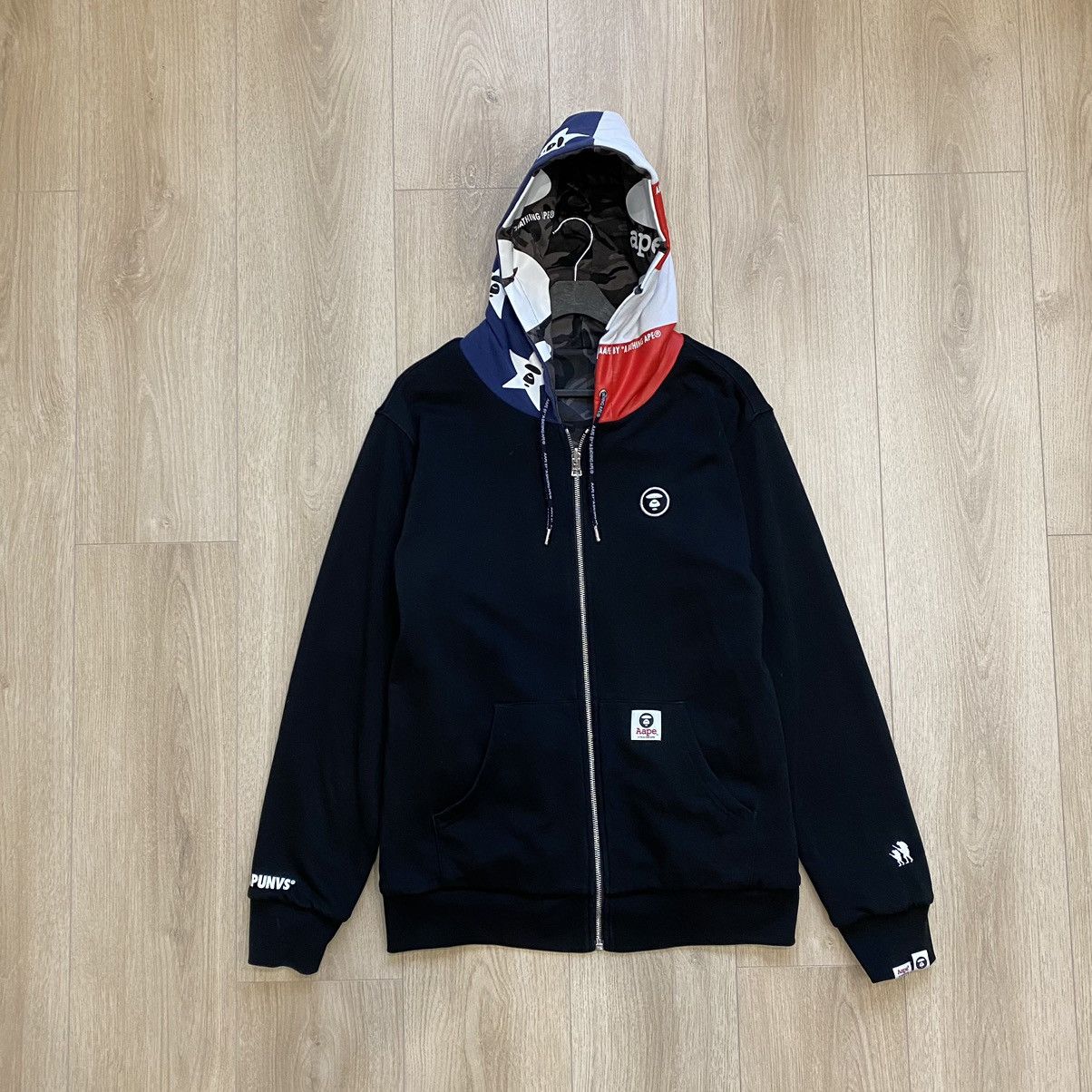 Aape Aape Camo Reversible Zip Hoodie Size US XL / EU 56 / 4 - 10 Thumbnail