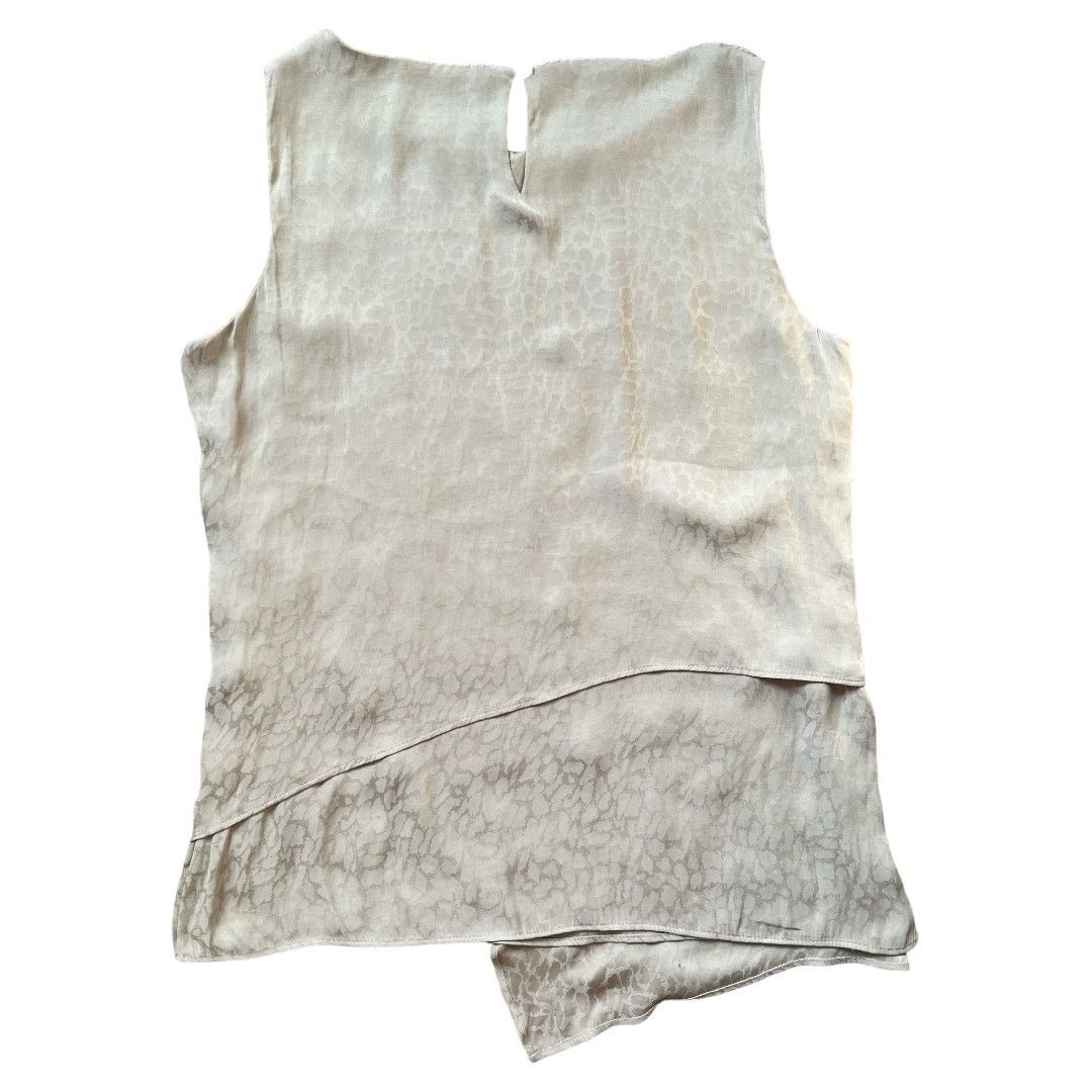 Calvin Klein Calvin Klein Beige Sleeveless Layered Top, XS Size XS / US 0-2 / IT 36-38 - 3 Thumbnail
