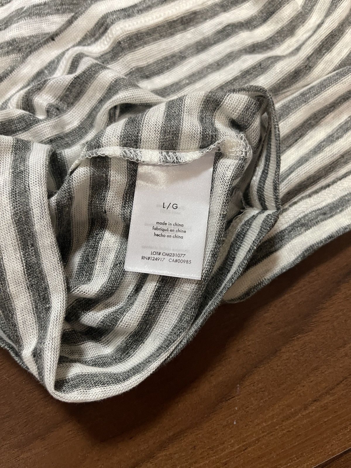 Onia NWT Onia Chad Striped Linen Shirt size Large Size US L / EU 52-54 / 3 - 10 Thumbnail