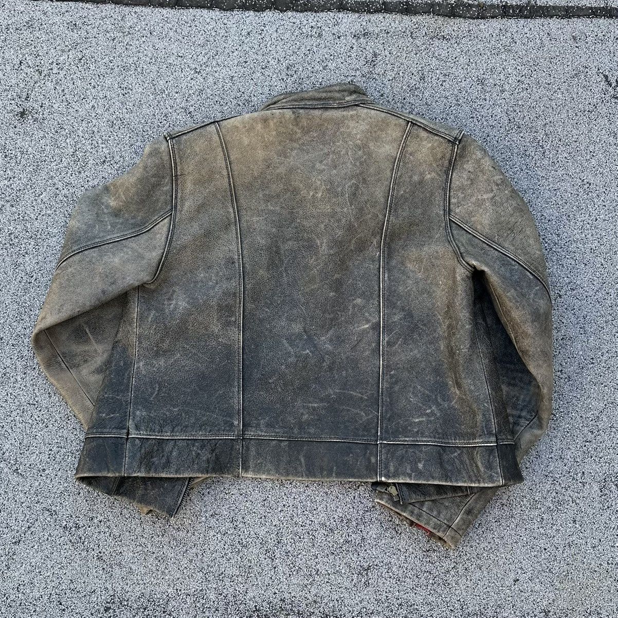 American Eagle Outfitters Distressed leather jacket Size S / US 4 / IT 40 - 2 Thumbnail
