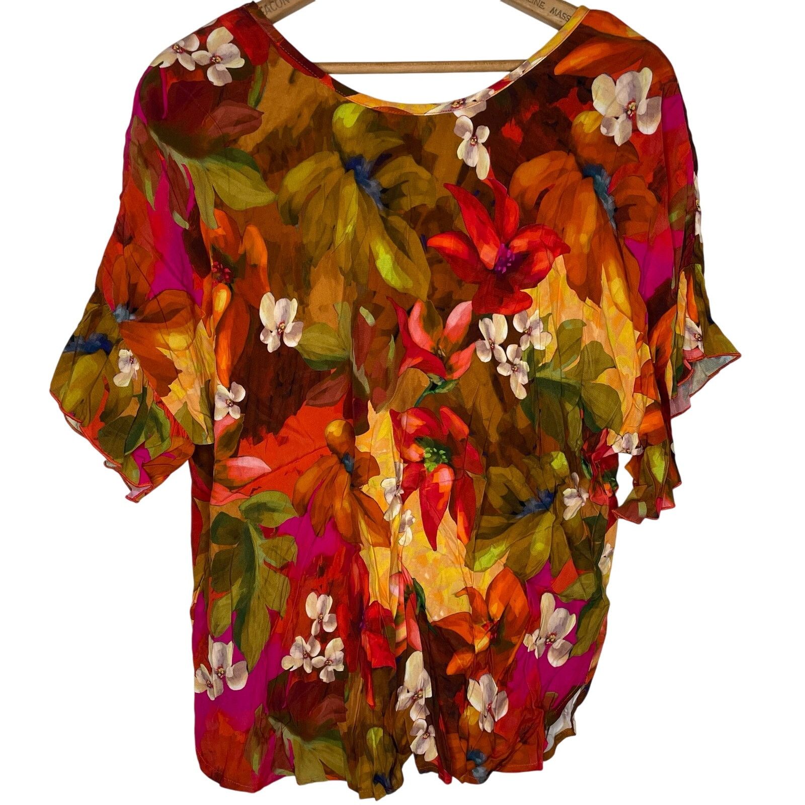 Other Karen Kane Colorful Blouse Size XL / US 12-14 / IT 48-50 - 5 Thumbnail