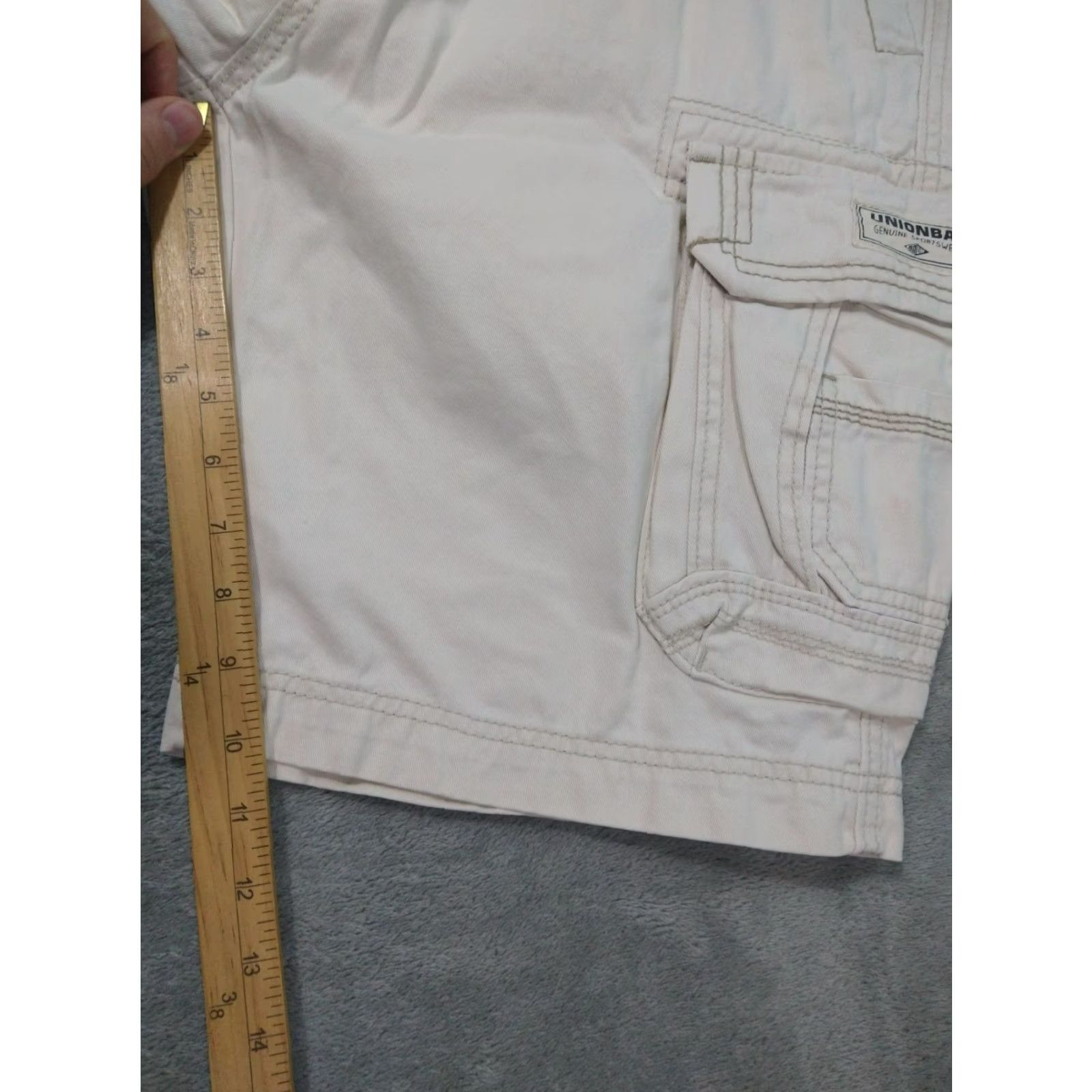 Vintage Unionbay Shorts Mens 34 Cream Cargo Baggy Casual Cotton Lot of 2 Cargo Pocket Grunge Vintage No 34 Mens Size US 34 / EU 50 - 5 Thumbnail
