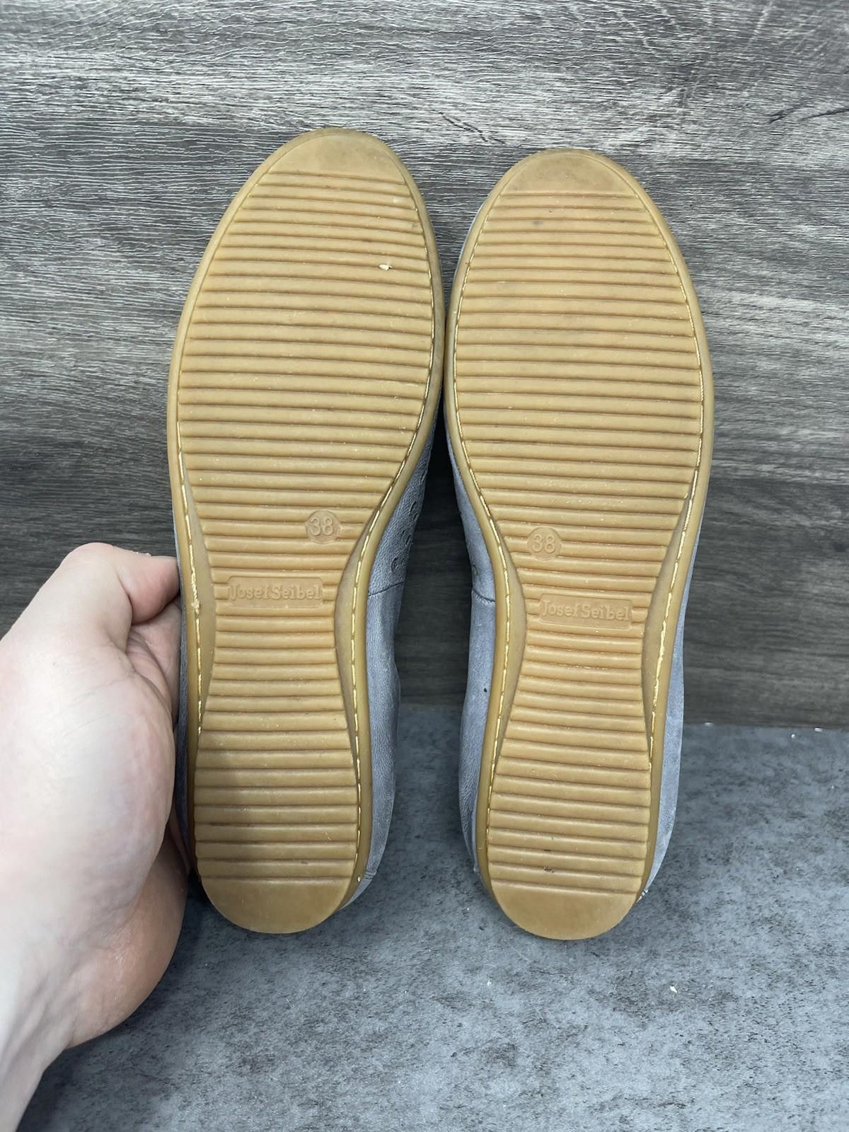 JOSEF SEIBAL Josef Seibel Pippa Ballet Flats Womens Size 7 (38) Grey Size US 7 / IT 37 - 8 Thumbnail
