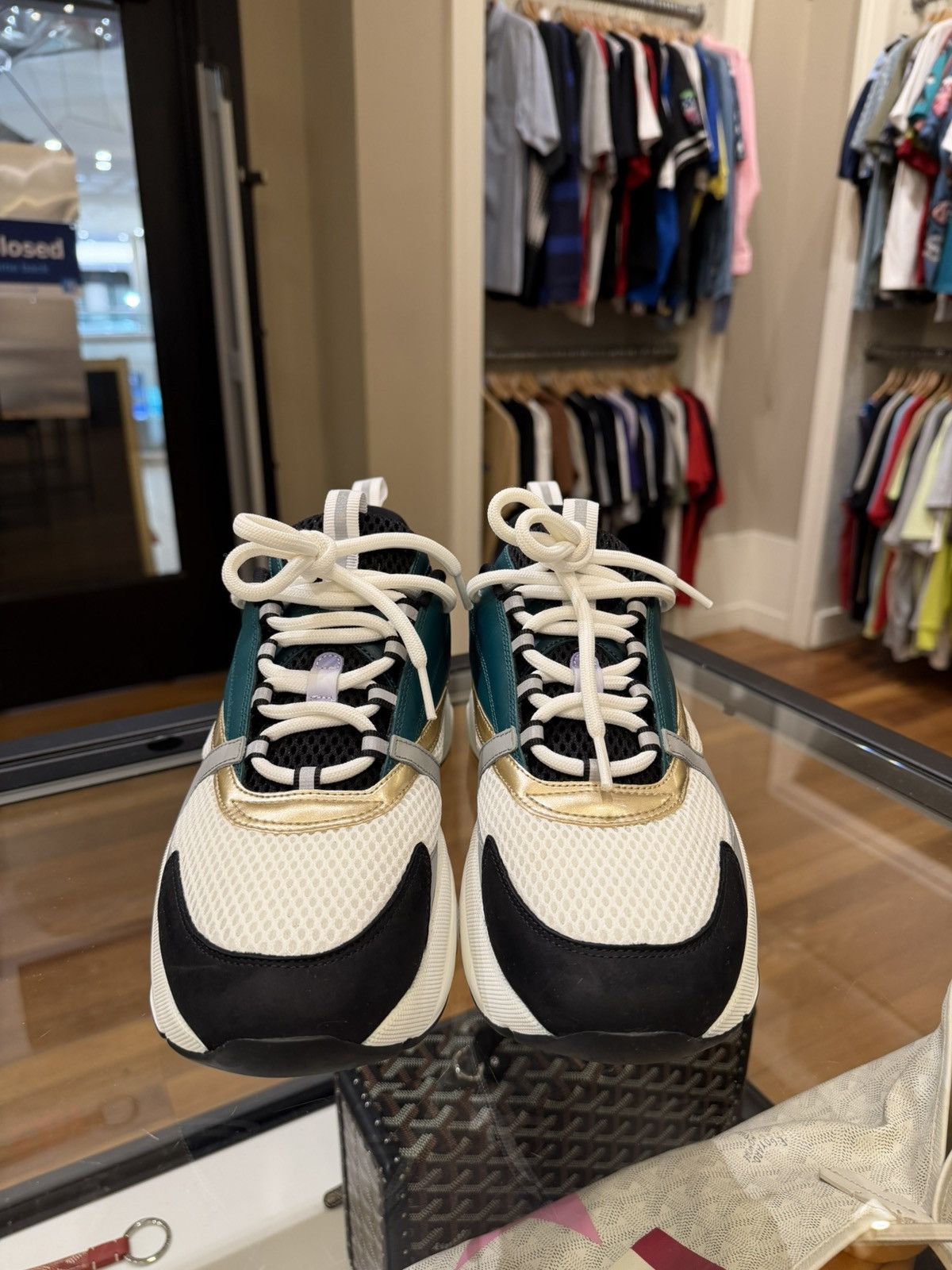 Dior Dior B22 - White Gold Green Size US 11 / EU 44 - 5 Thumbnail