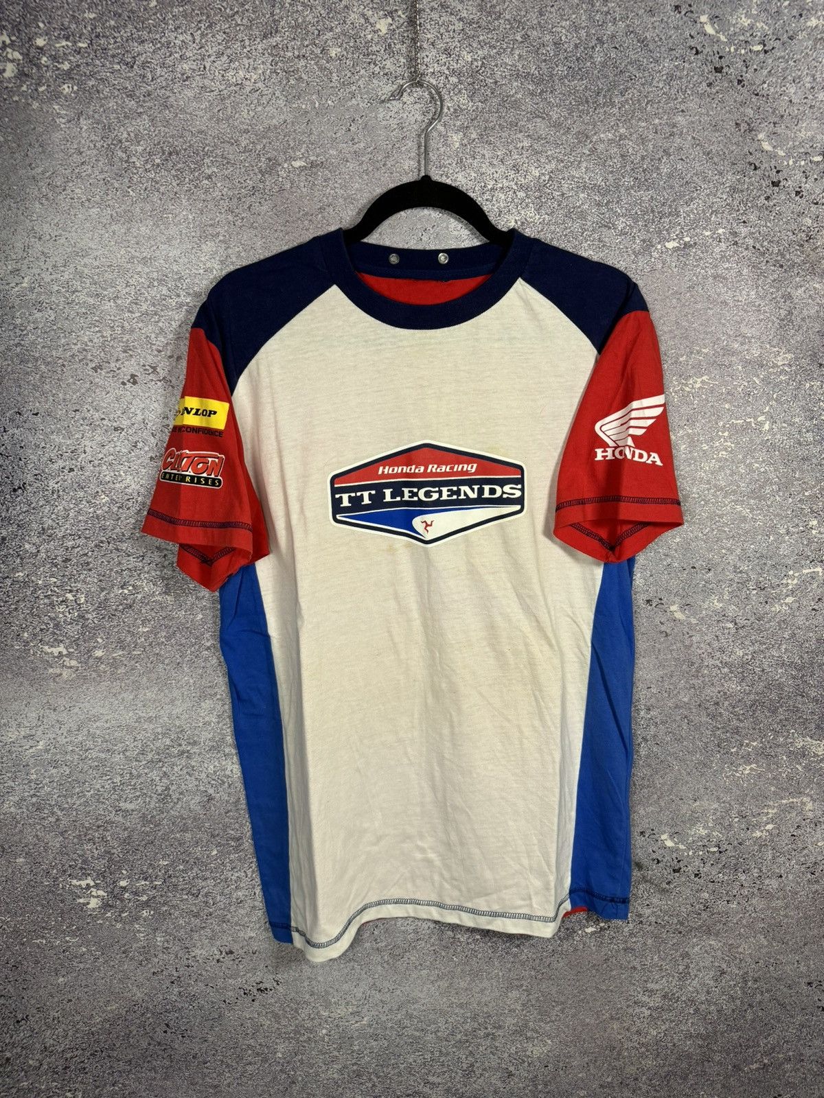 Honda × Vintage Vintage Honda Racing TT Legends Team F-1 Rormula Uno L size Size US L / EU 52-54 / 3 - 1 Thumbnail