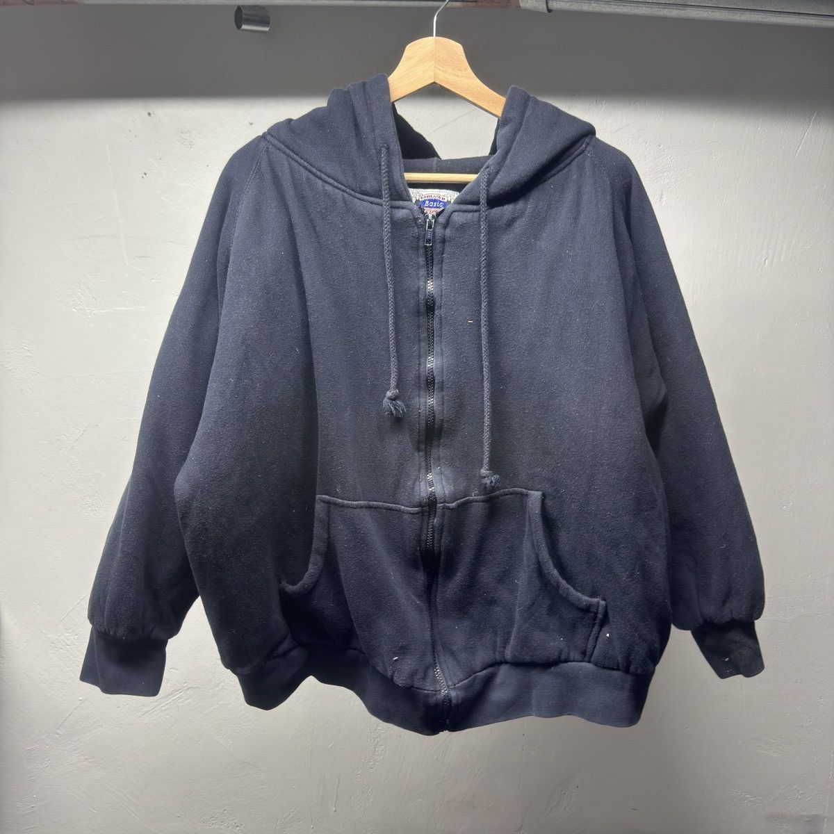 Vintage Vintage Heavyweight Quilted Lined Zip Up Hoodie ERD Grunge Size US M / EU 48-50 / 2 - 1 Thumbnail
